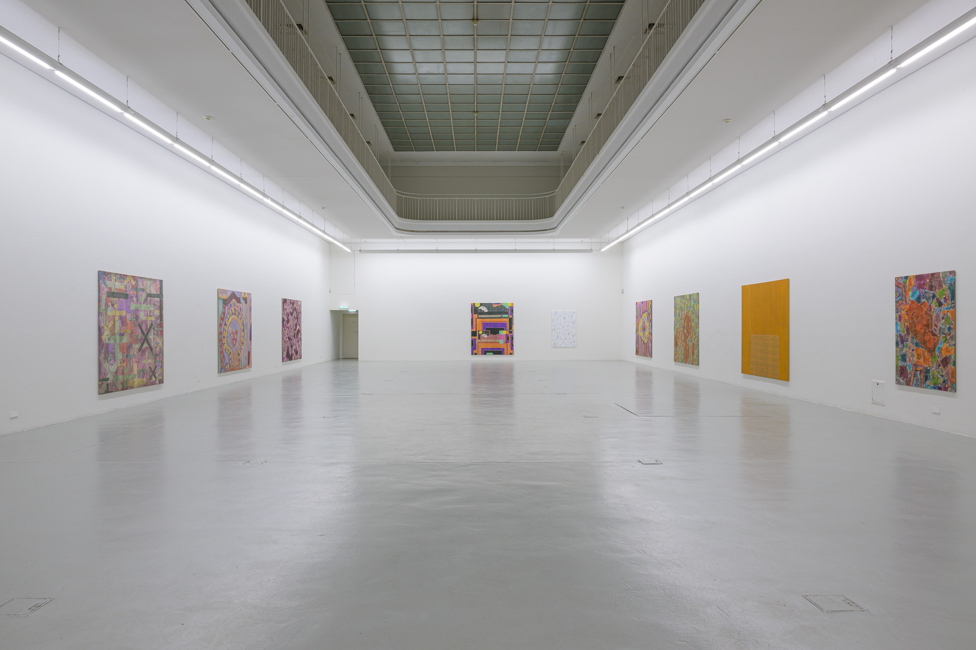Lukas Quietzsch, Groß und Klein, Installation view, Kunstverein Freiburg, 2022, Photo: Marc Doradzillo