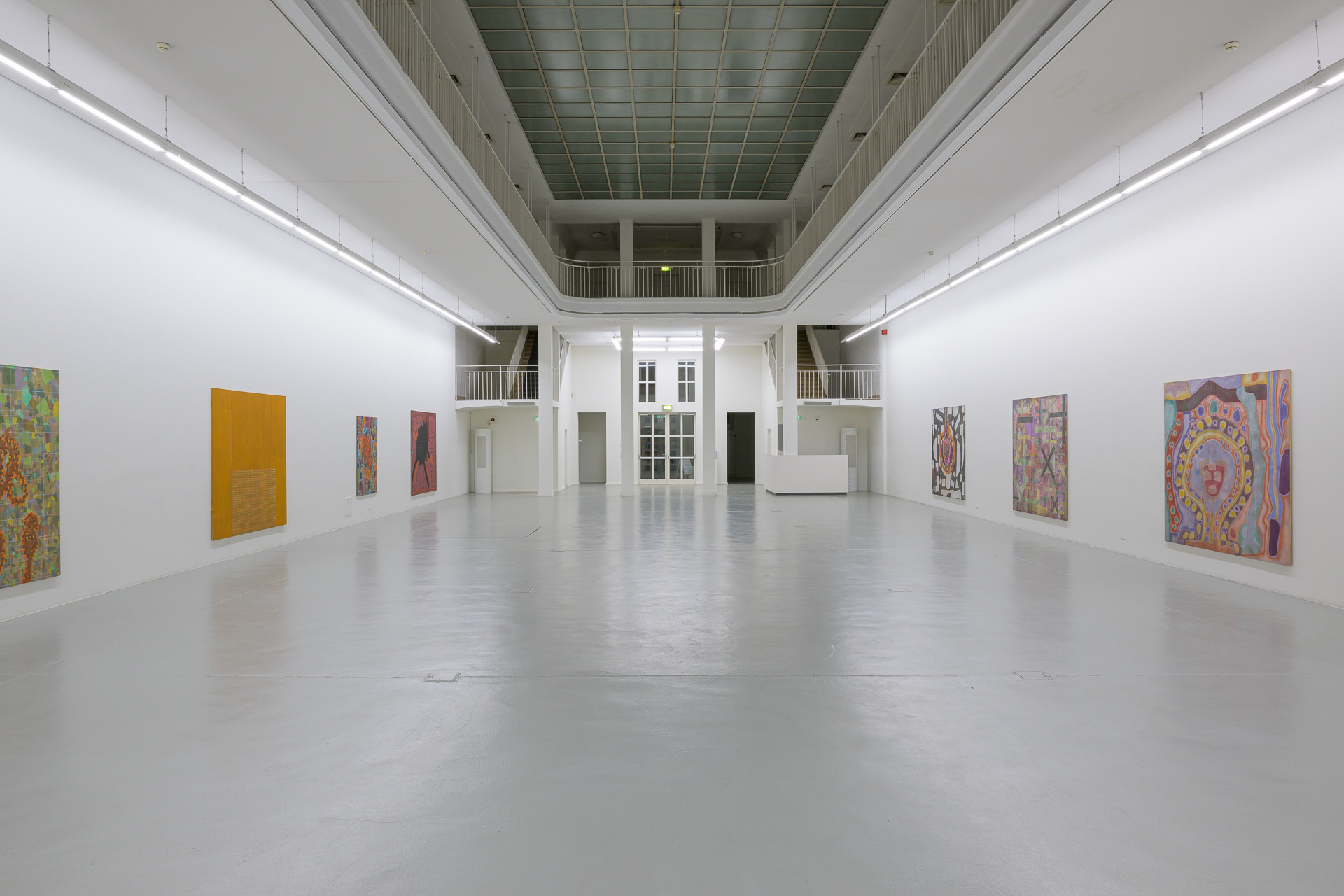 Lukas Quietzsch, Groß und Klein, Installation view, Kunstverein Freiburg, 2022, Photo: Marc Doradzillo