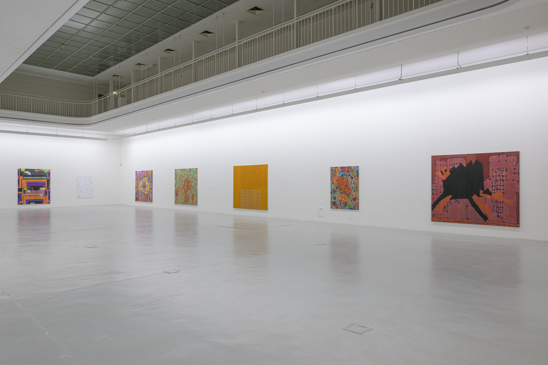 Lukas Quietzsch, Groß und Klein, Installation view, Kunstverein Freiburg, 2022, Photo: Marc Doradzillo