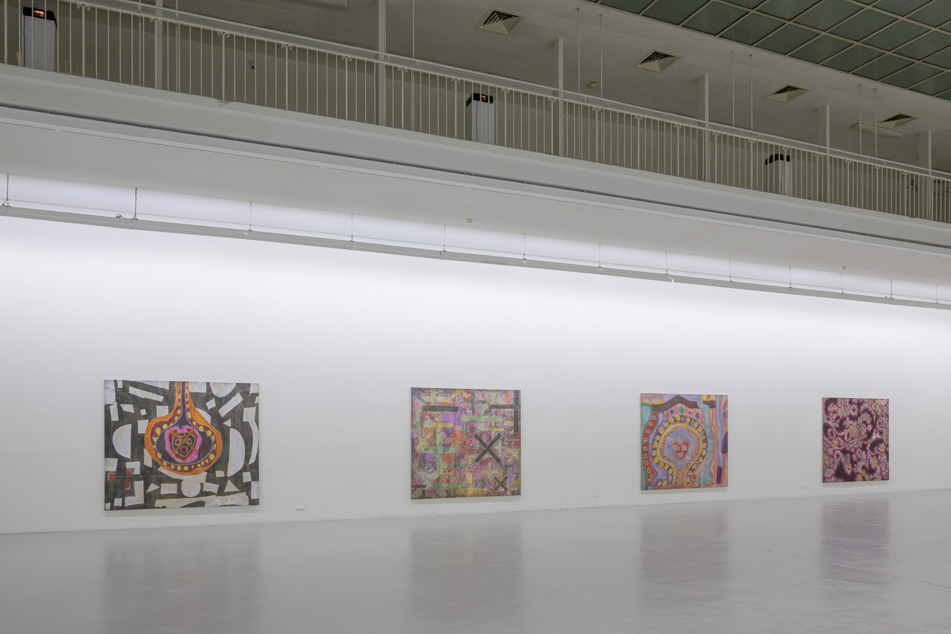 Lukas Quietzsch, Groß und Klein, Installation view, Kunstverein Freiburg, 2022, Photo: Marc Doradzillo