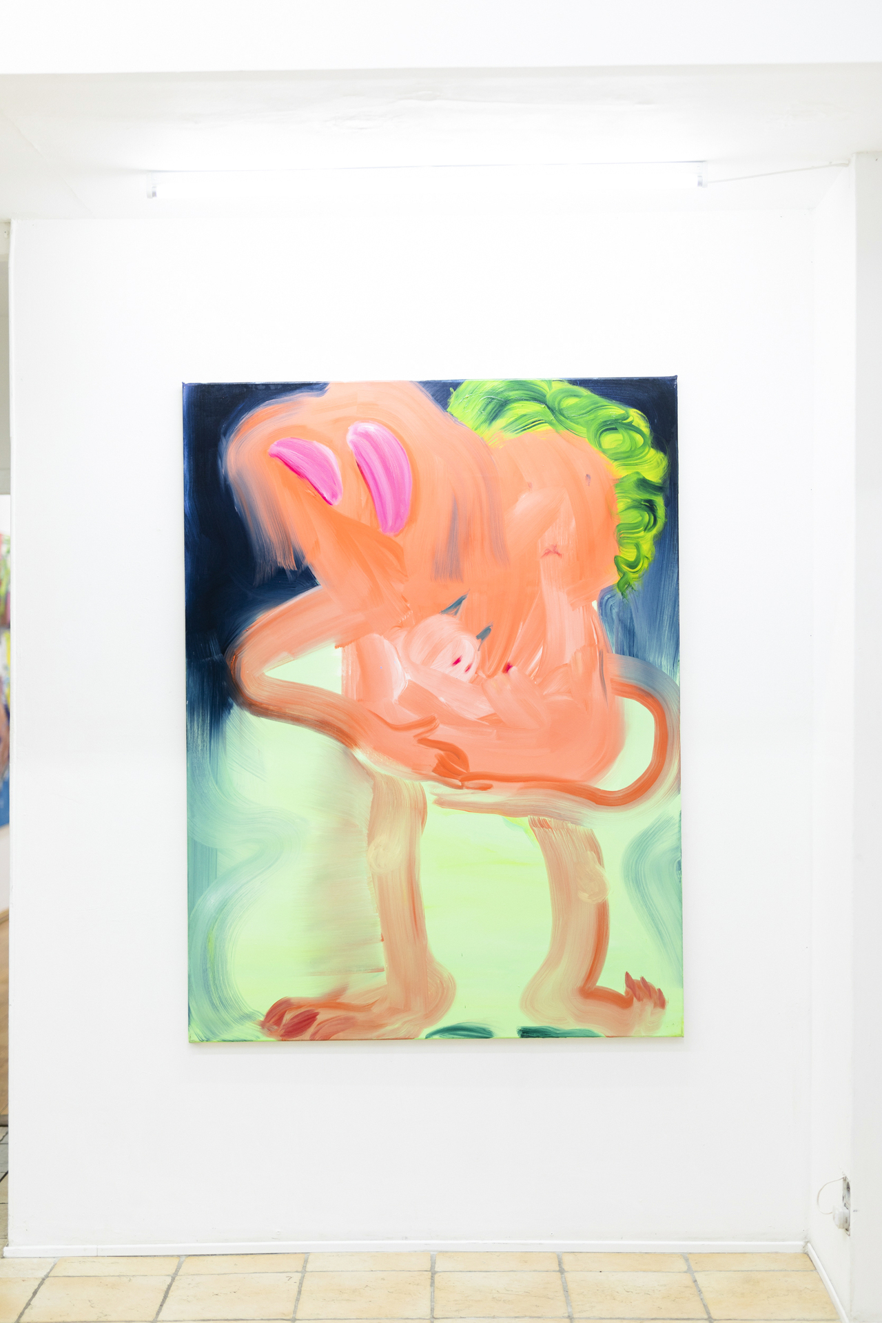 Aneta Kajzer, We Belong Together, 2020, oil on canvas, 160 x 100 cm