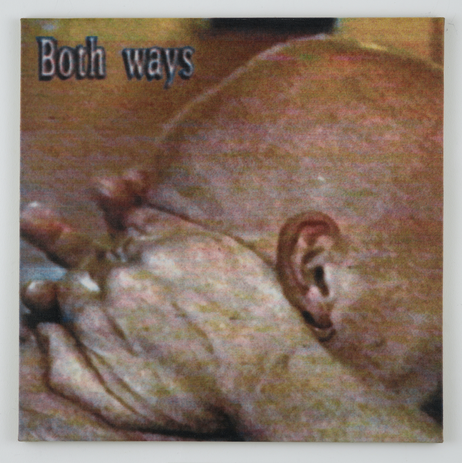 Matthias Groebel, L0599, 1999; Acrylic on canvas; Diptych, each: 95 x 95 cm (1/2)