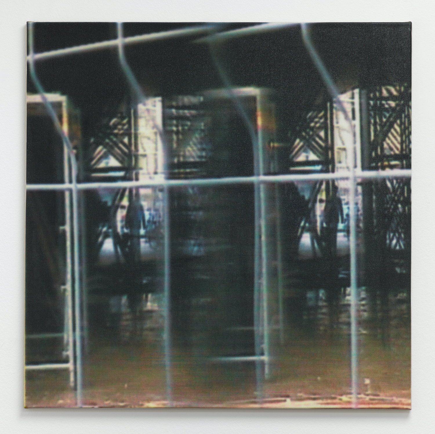Matthias Groebel, Untitled, 2003; Acrylic on canvas; 100 × 100 cm