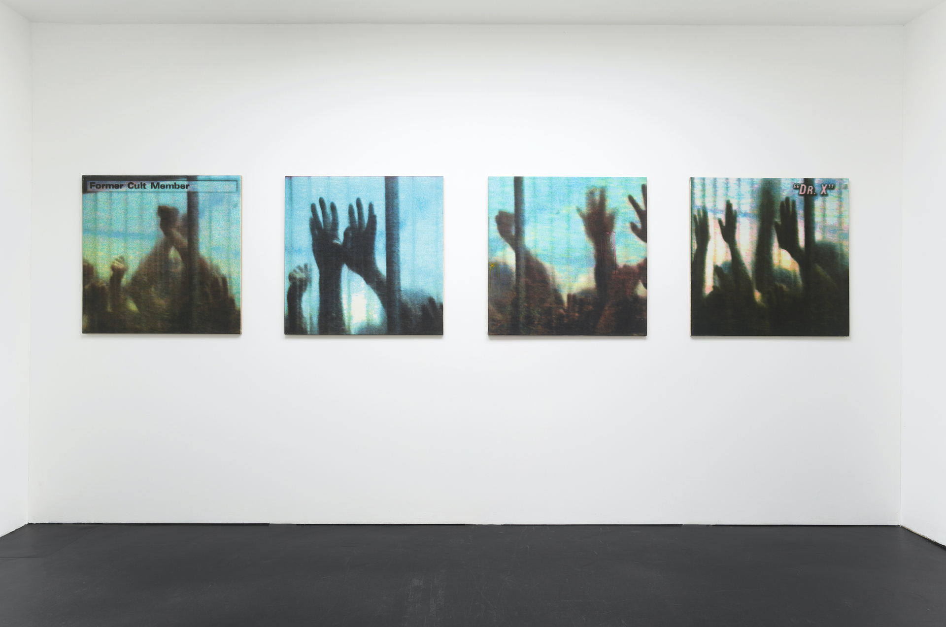 Matthias Groebel, Untitled, 1994; Acrylic on canvas; Four parts, each: 95 × 95 cm
