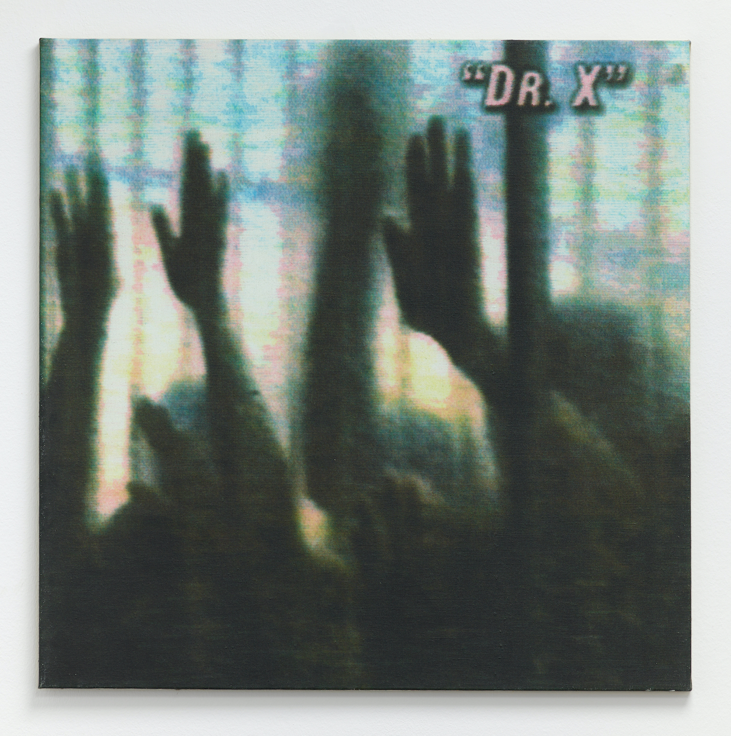 Matthias Groebel, Untitled, 1994; Acrylic on canvas; Four parts, each: 95 × 95 cm (2/4)