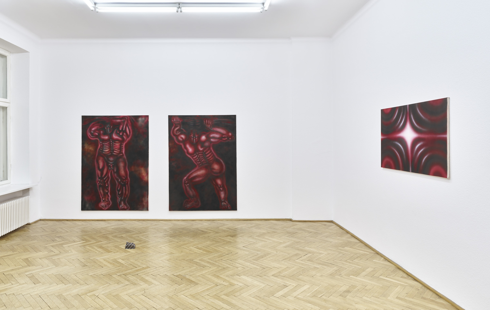 Installation view from ”False Door” by Veronika Hapchenko