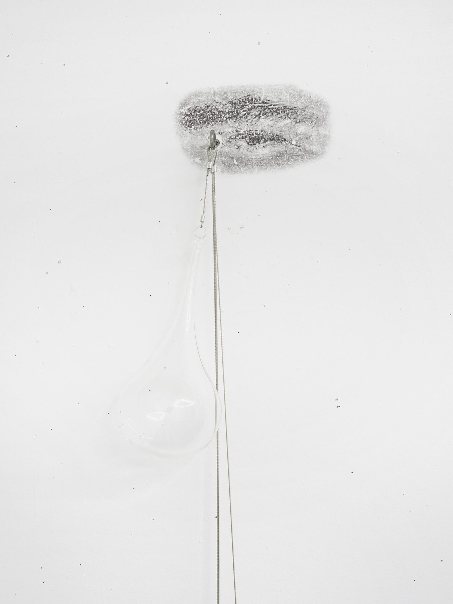 Giovanna Belossi, Good by to them, he had to go, 2022, transfer, wire, metal, glass
