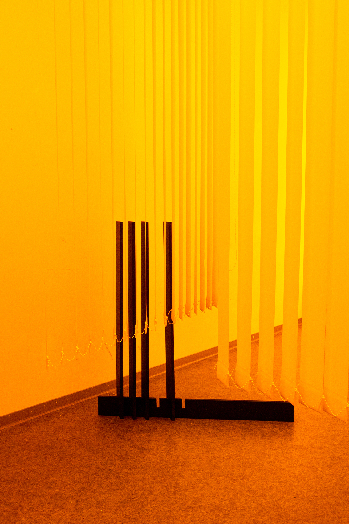 Julia Gerke, one sees, one is seen, 2022, MDF dimensions variable, Foto/ Julia Gerke