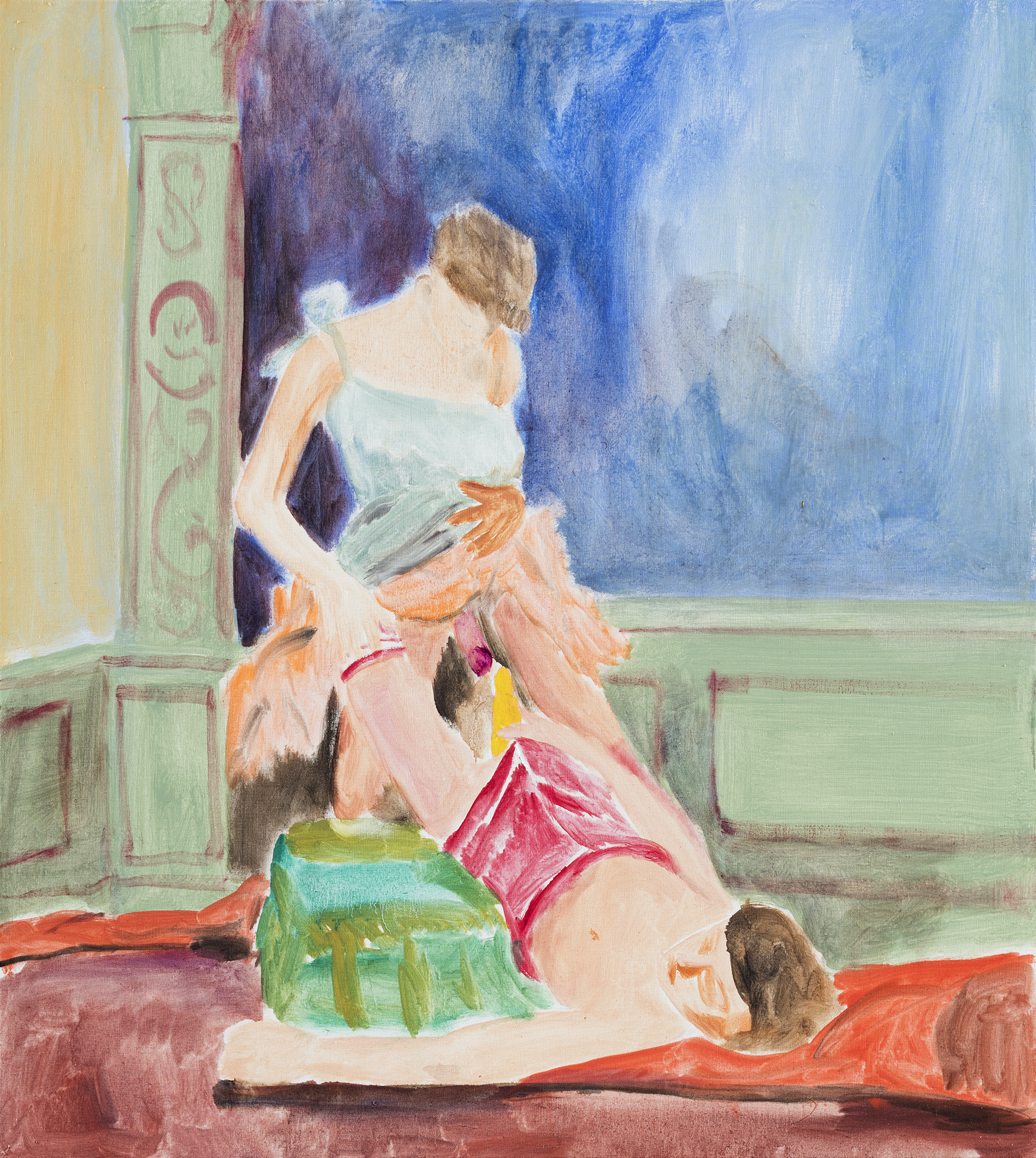 Aki Turunen, The Victorian Yellow, 2020 Oil on canvas, 95 x 85 cm