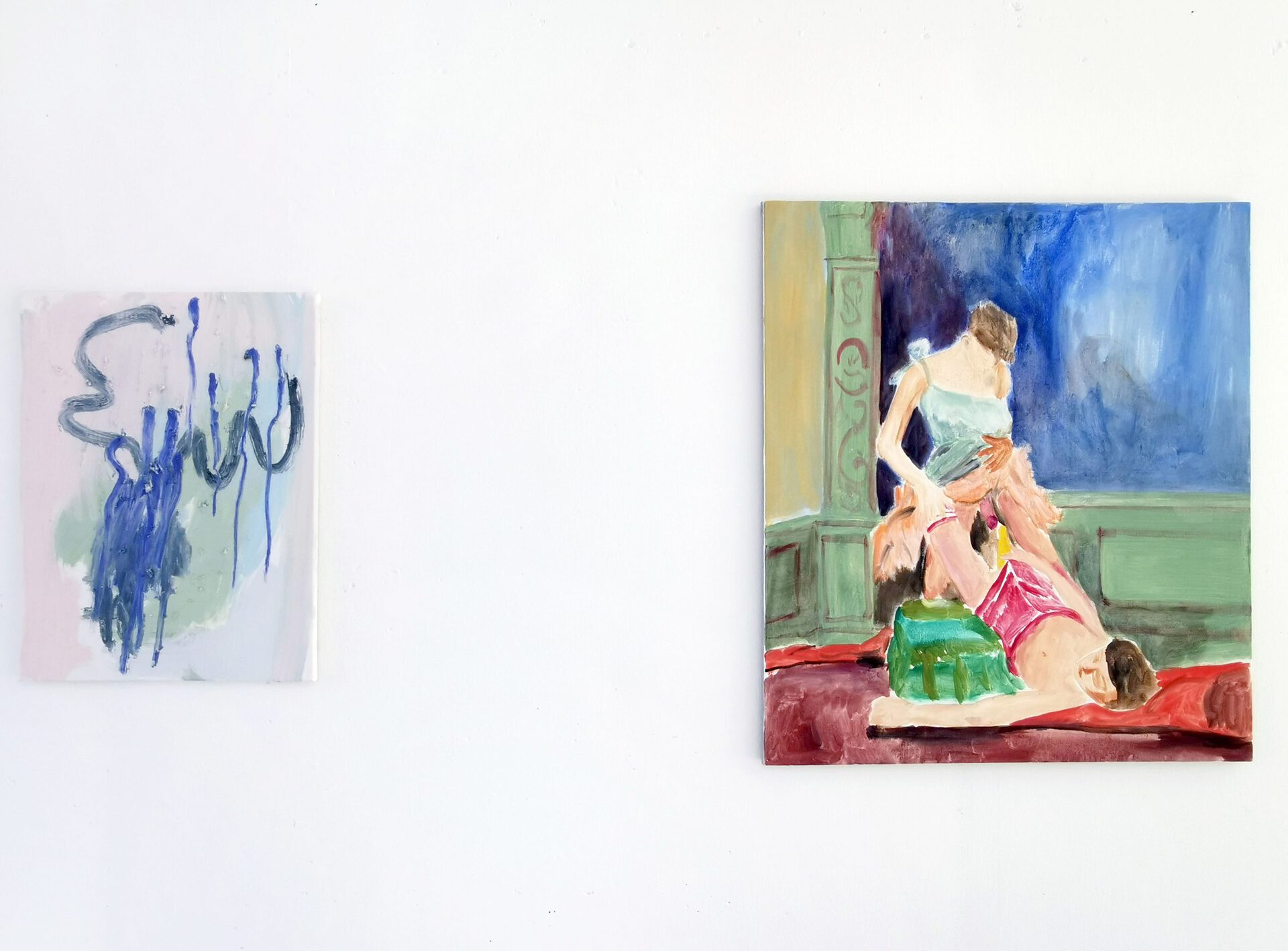 Installation View. Studio 2, Alana Lake and Aki Turunen