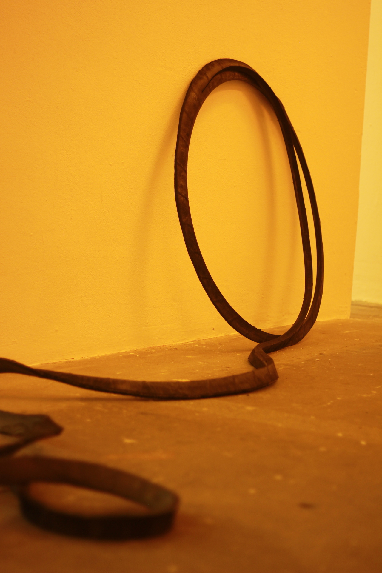 Vanessa Billy Whiplash, 2021 Cut tire, 6000 x 3 x 3 cm