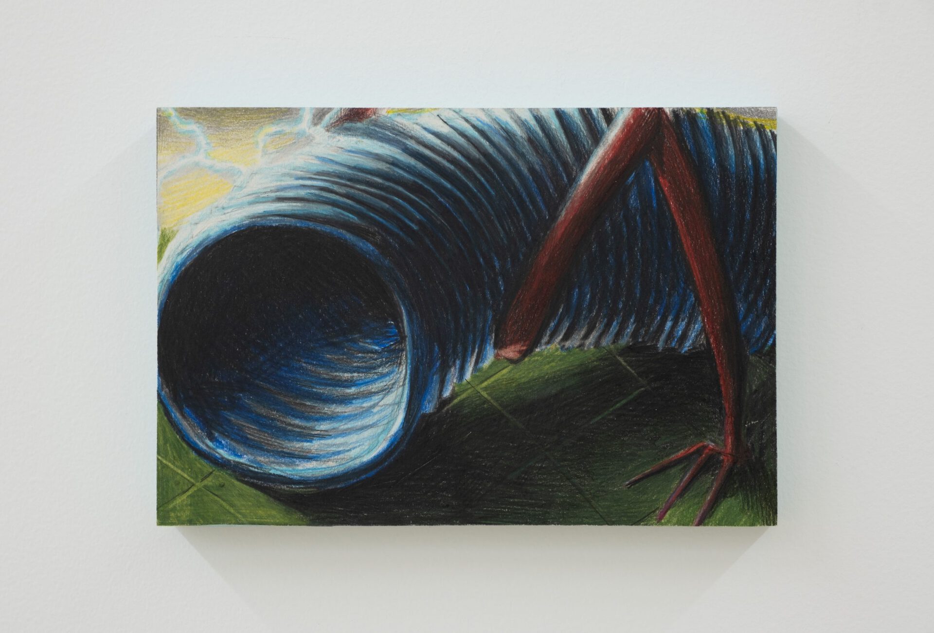 Kian McKeown, Visitor 2, 2021, colored pencil on paper, 9 6/8 x 6 9/16in