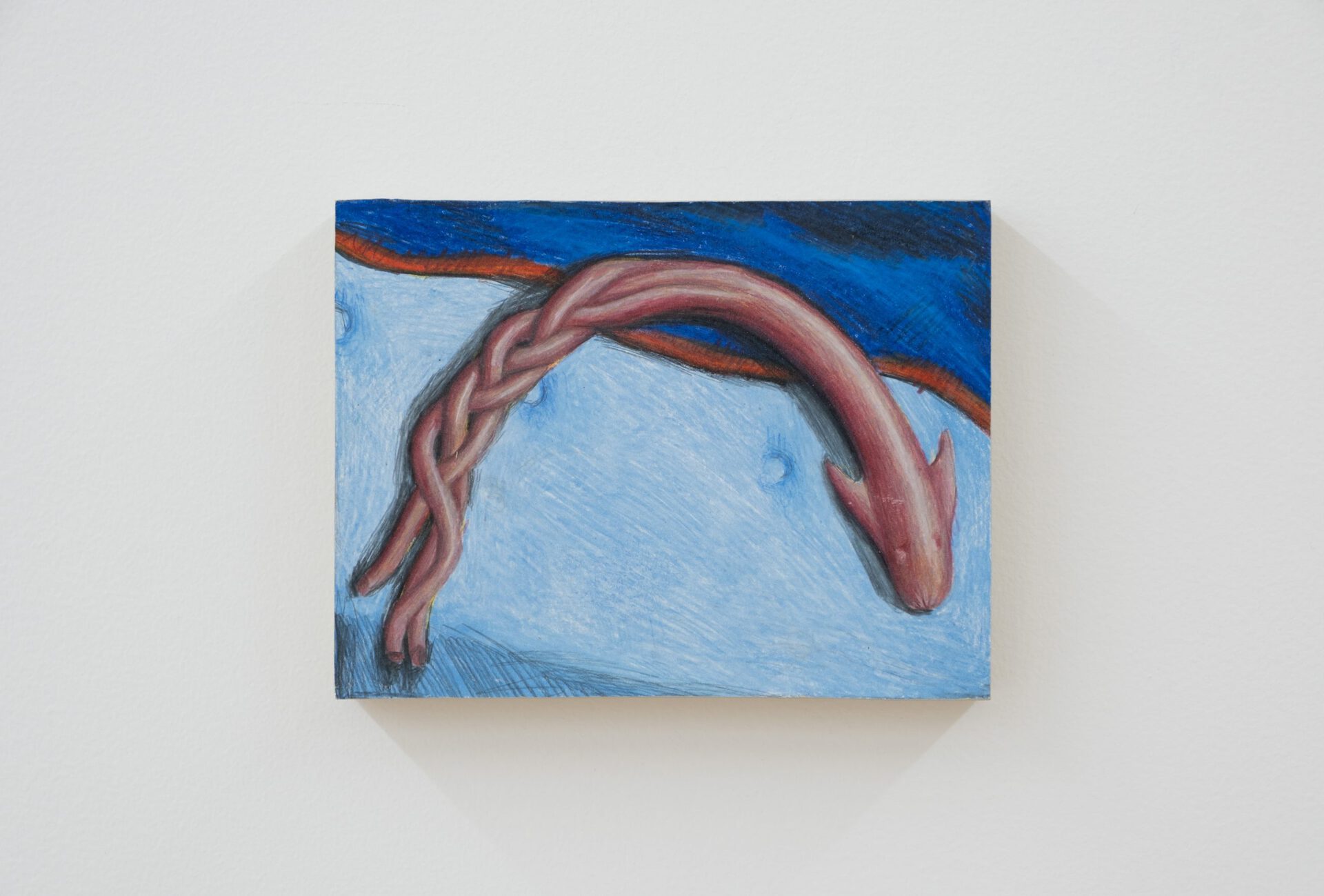 Kian McKeown, Specimen 2021, colored pencil on paper, 7 1/2 x 5 3/4 in