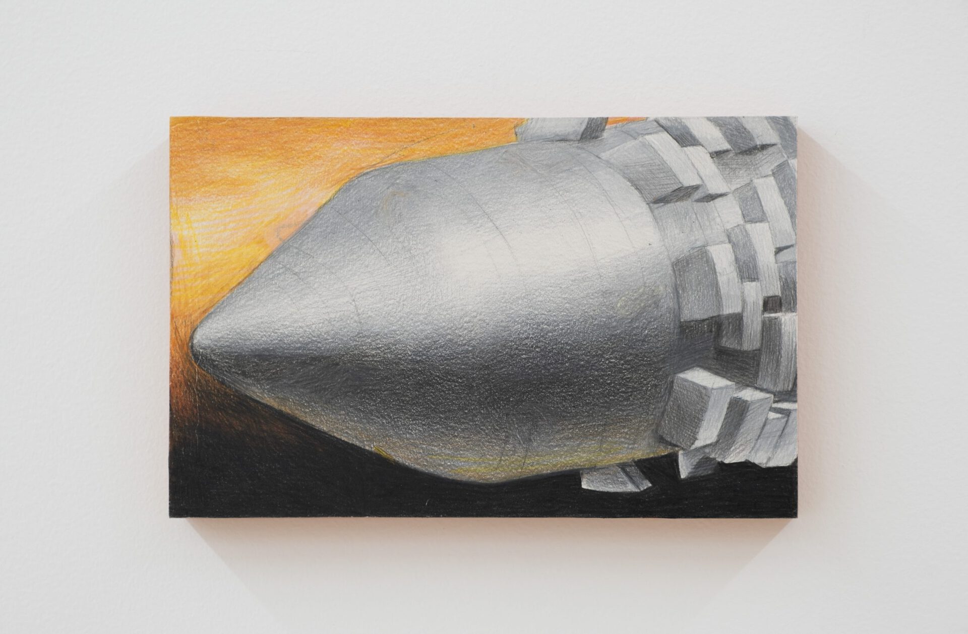 Kian McKeown, Visitor 1, 2021, colored pencil on paper 10x6 7/16 in