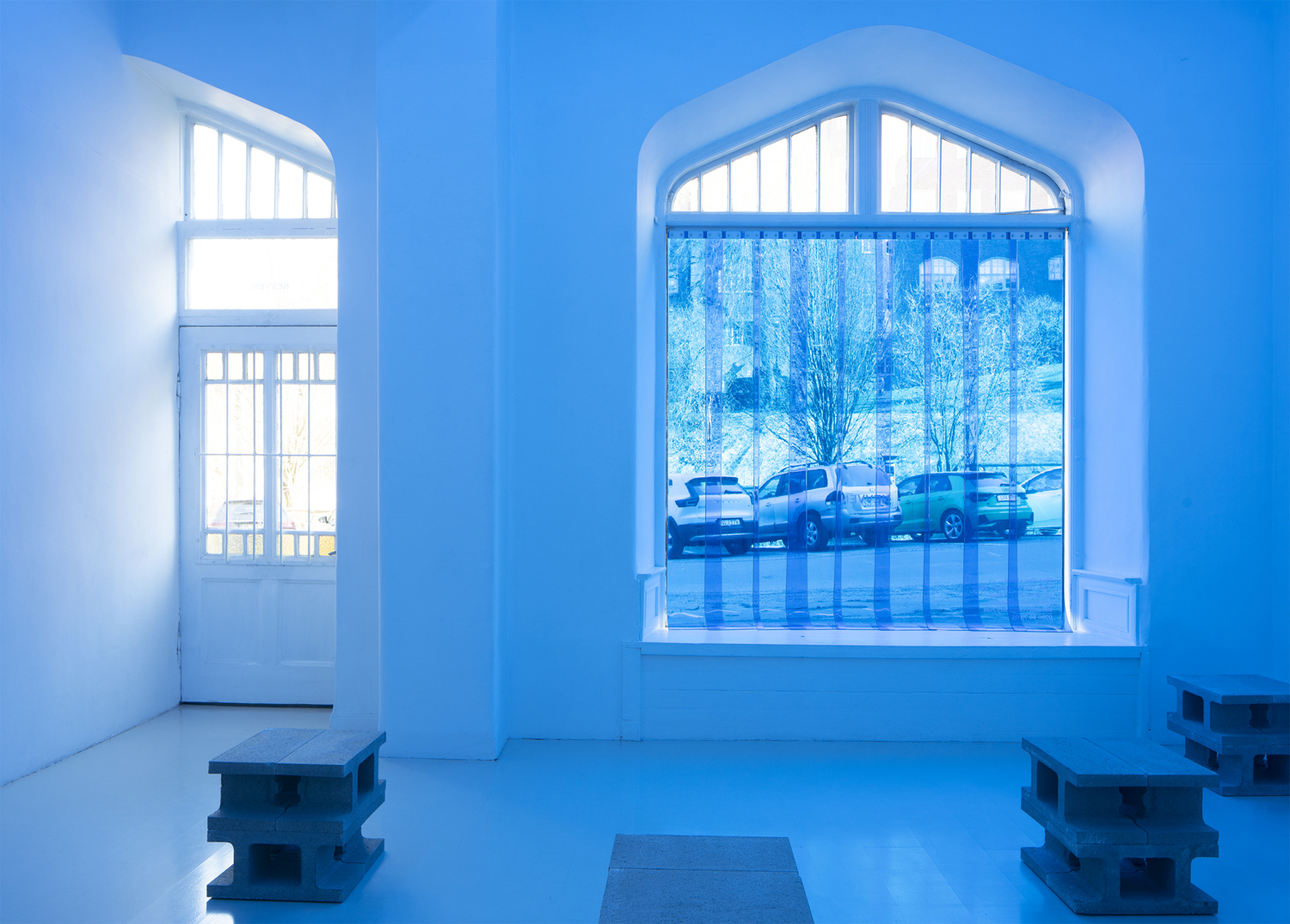 Fathia Mohidin & Adele Kosman, Pumping Gas (You’ve Touched on More Water) installation view.