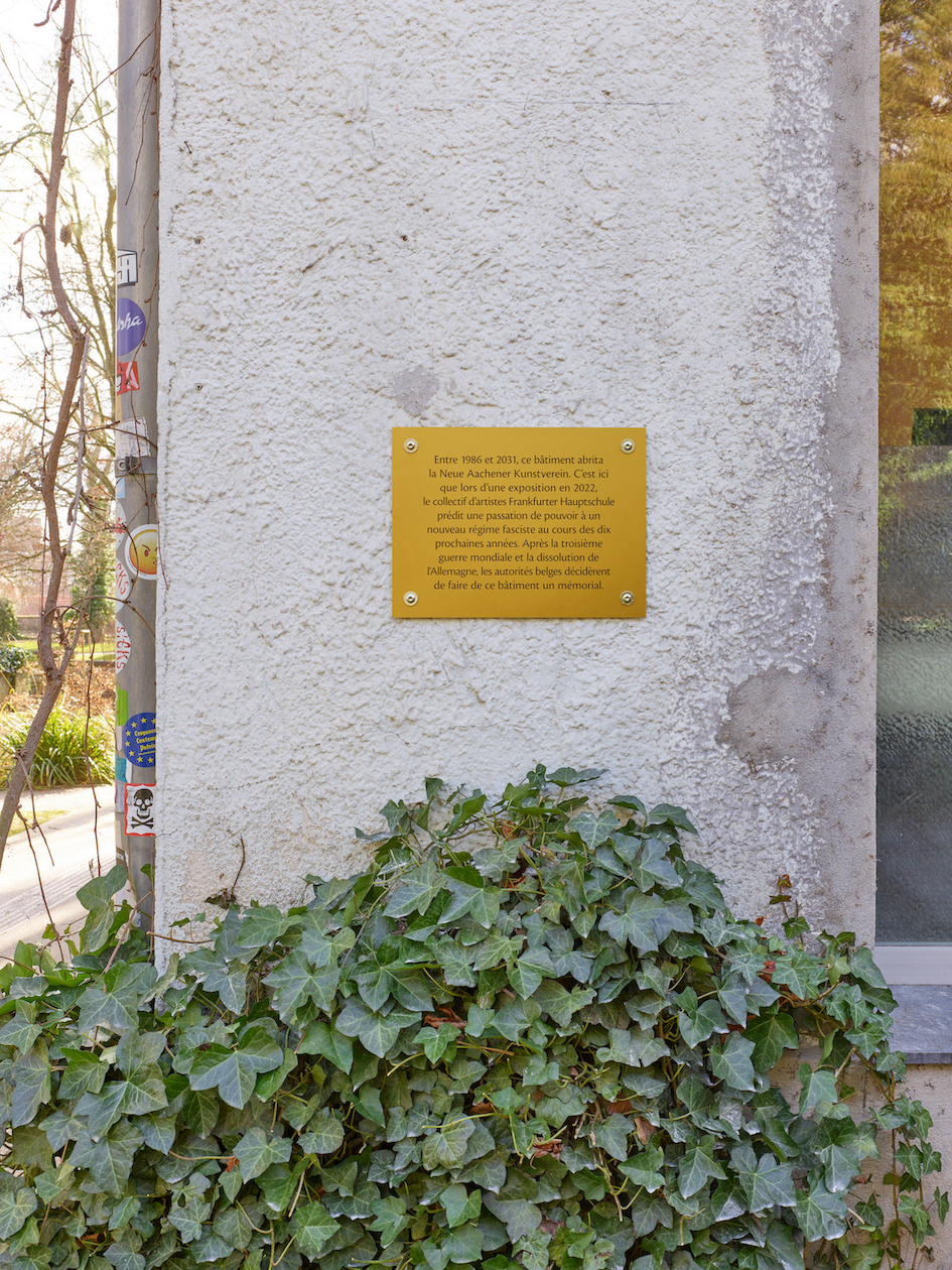 Frankfurter Hauptschule, kANzELKuLTuR, 2022, lacquered engraving on brass, 30 x 40 cm