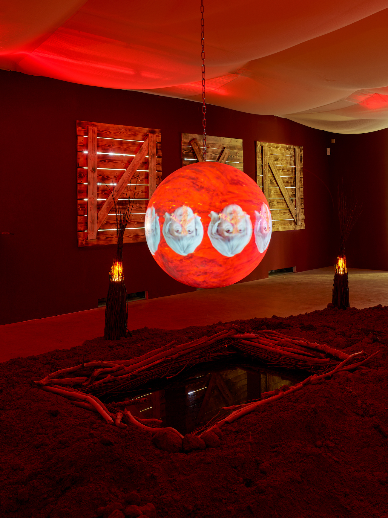 Frankfurter Hauptschule, Schrein, 2022, installation plus 3D-mapping