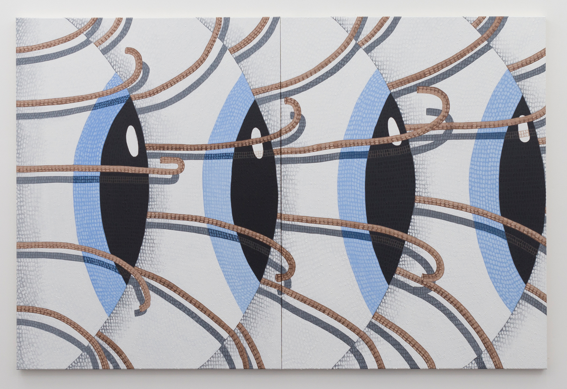 Hamish Chapman, Big Blue Eyes, 2022, Oil on canvas, 140.5 x 210 cm