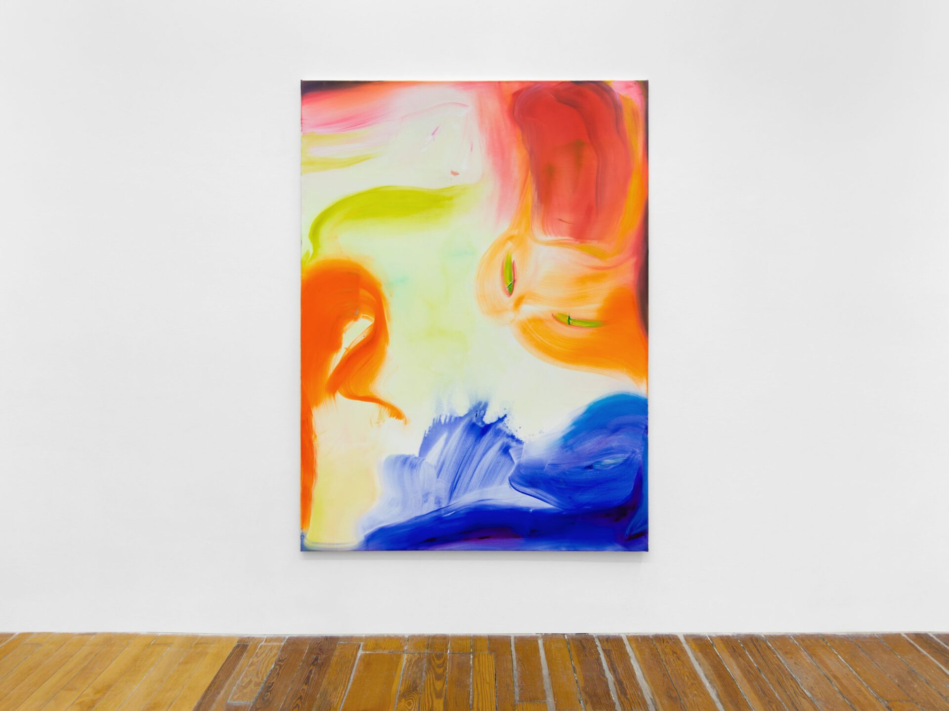 Aneta Kajzer, Splish Splash, oil on canvas, 2022, 190 x 140 cm