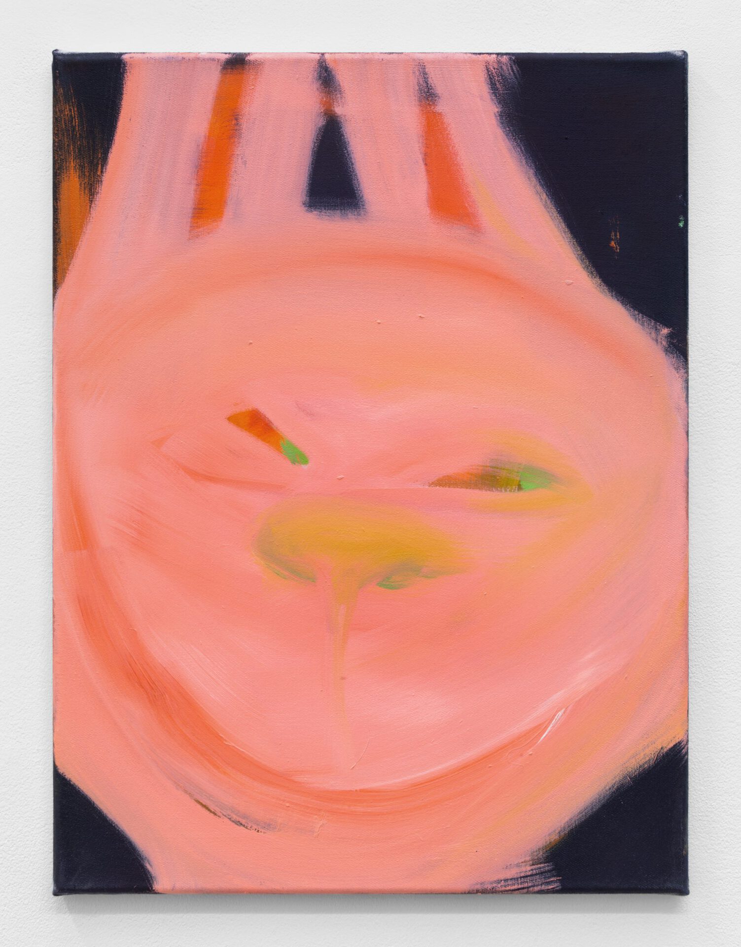Aneta Kajzer, GRIN, oil on canvas, 2020, 60 x 45 cm