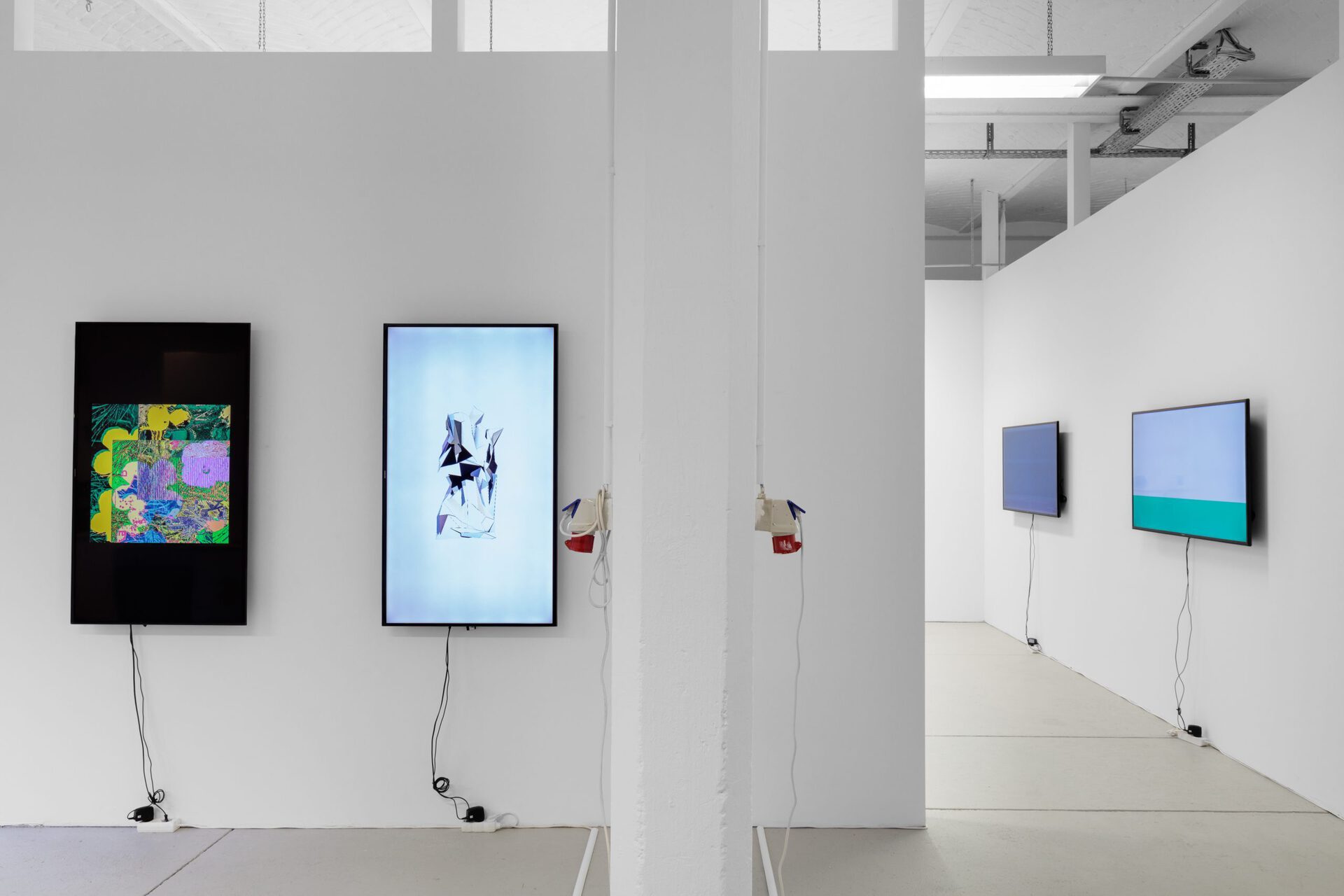 left to right: Cornelia Sollfrank, LaTurbo Avedon, Jonas Lund, Rafael Rozendaal