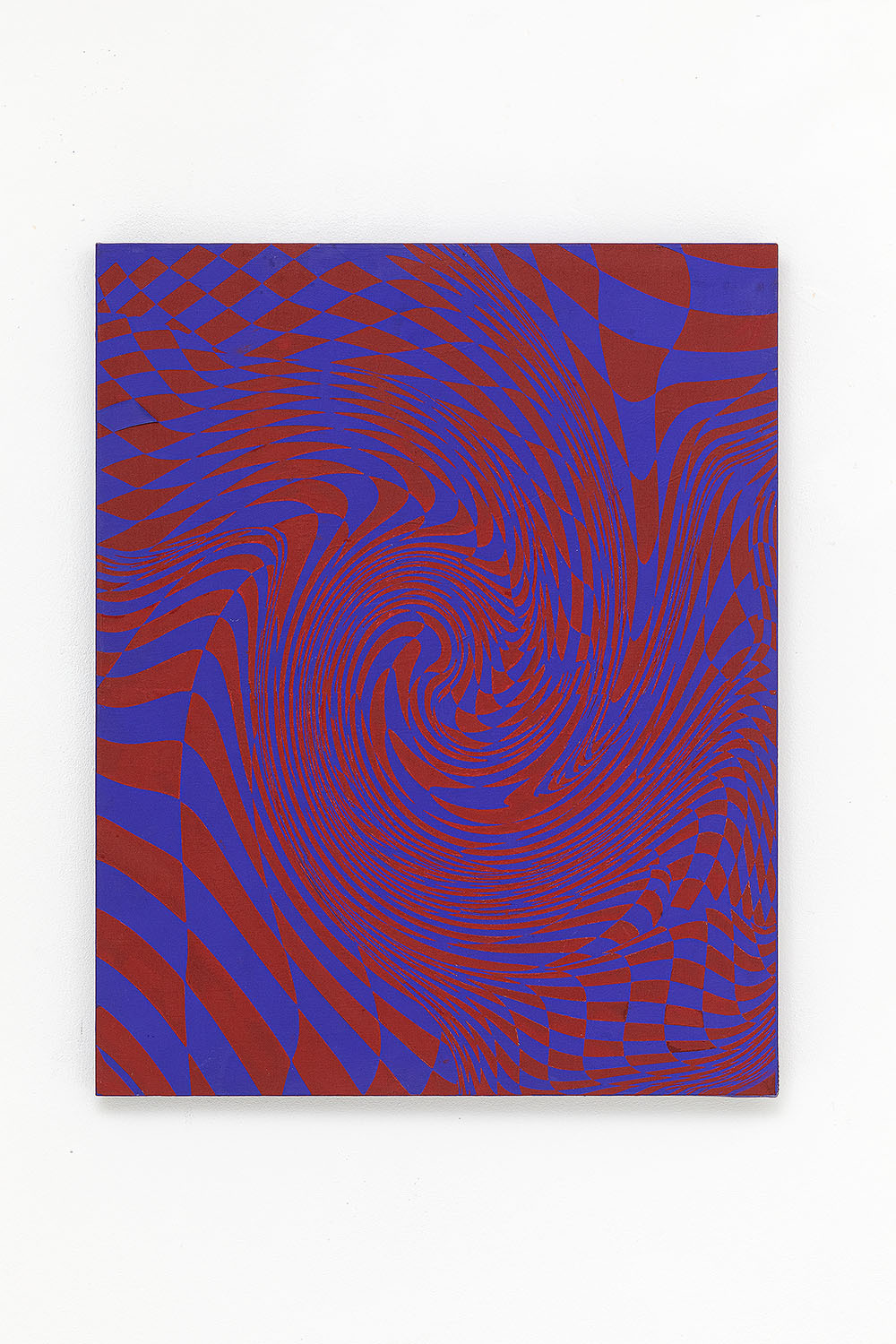 Charlotte Houette, Untitled (Purple psyche), 2022, acrylic on canvas, 60,5 x 75 cm