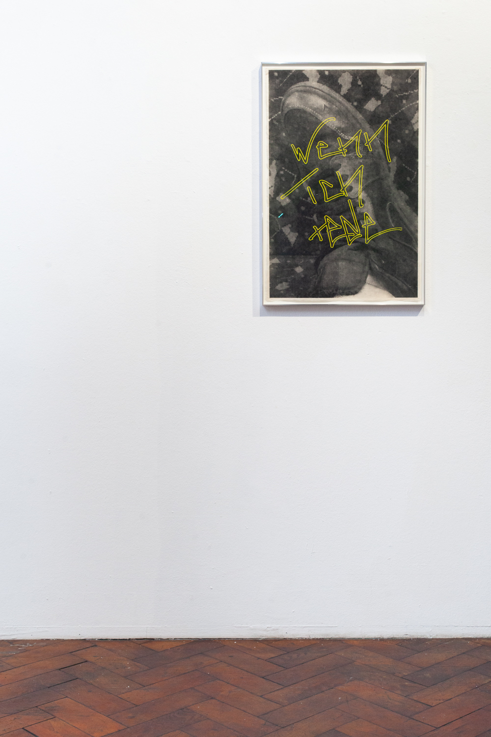 Paul Hutchinson, wenn ich rede, 2021, Silkscreen Print, 76,2 x 50,8 cm