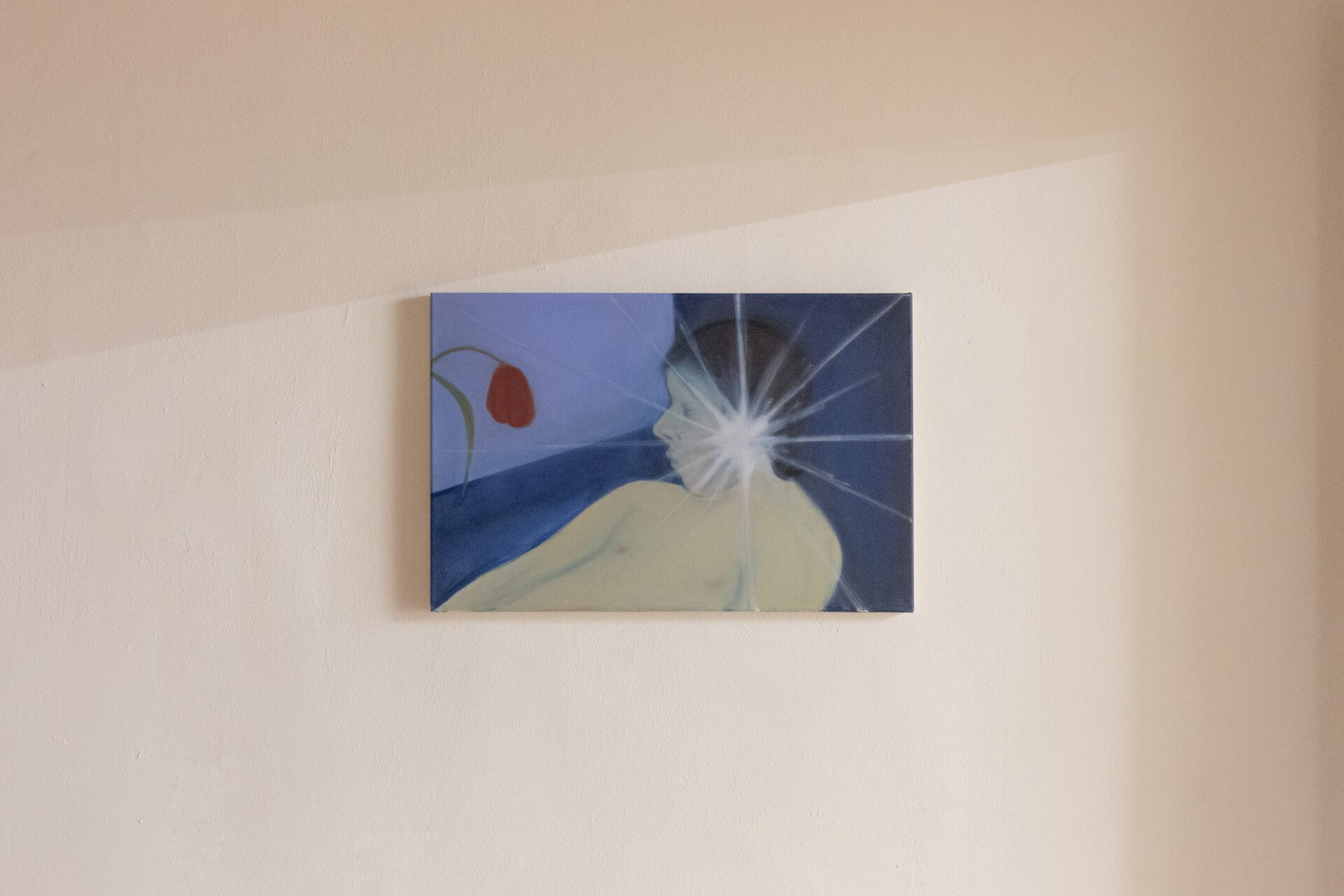 Sofia Nogueira Negwer, faint memory of former dreamboy, 2021. Oil on canvas.