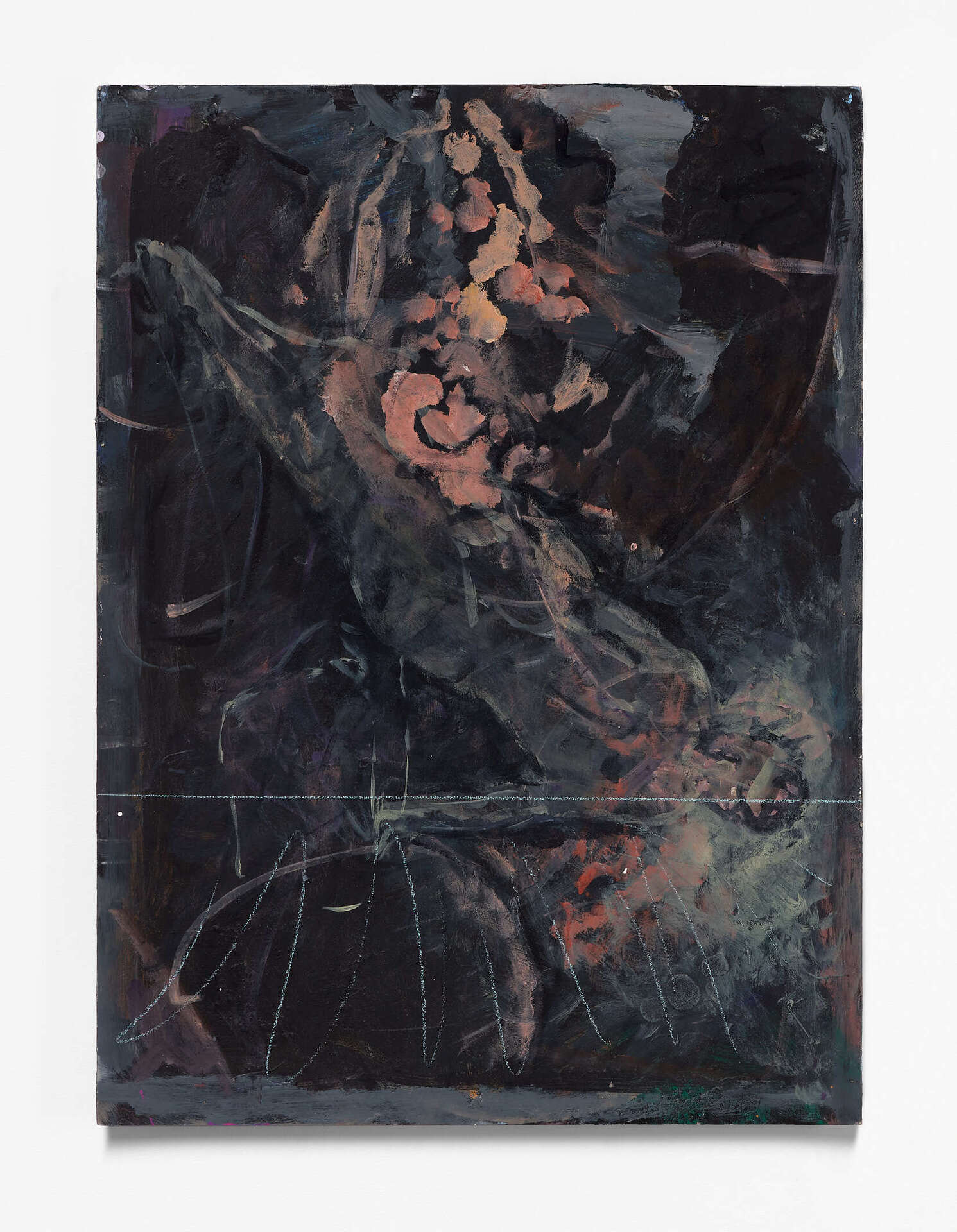 Patrick Hartigan, Valkyrie, 2021, Acrylic and pencil on board, 59.5 x 81 cm.