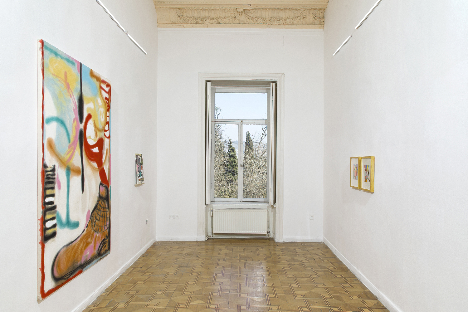 Installation view, Tamo Jugeli's solo exhibition 'Random Order' at Gallery Artbeat, Tbilisi, Georgia