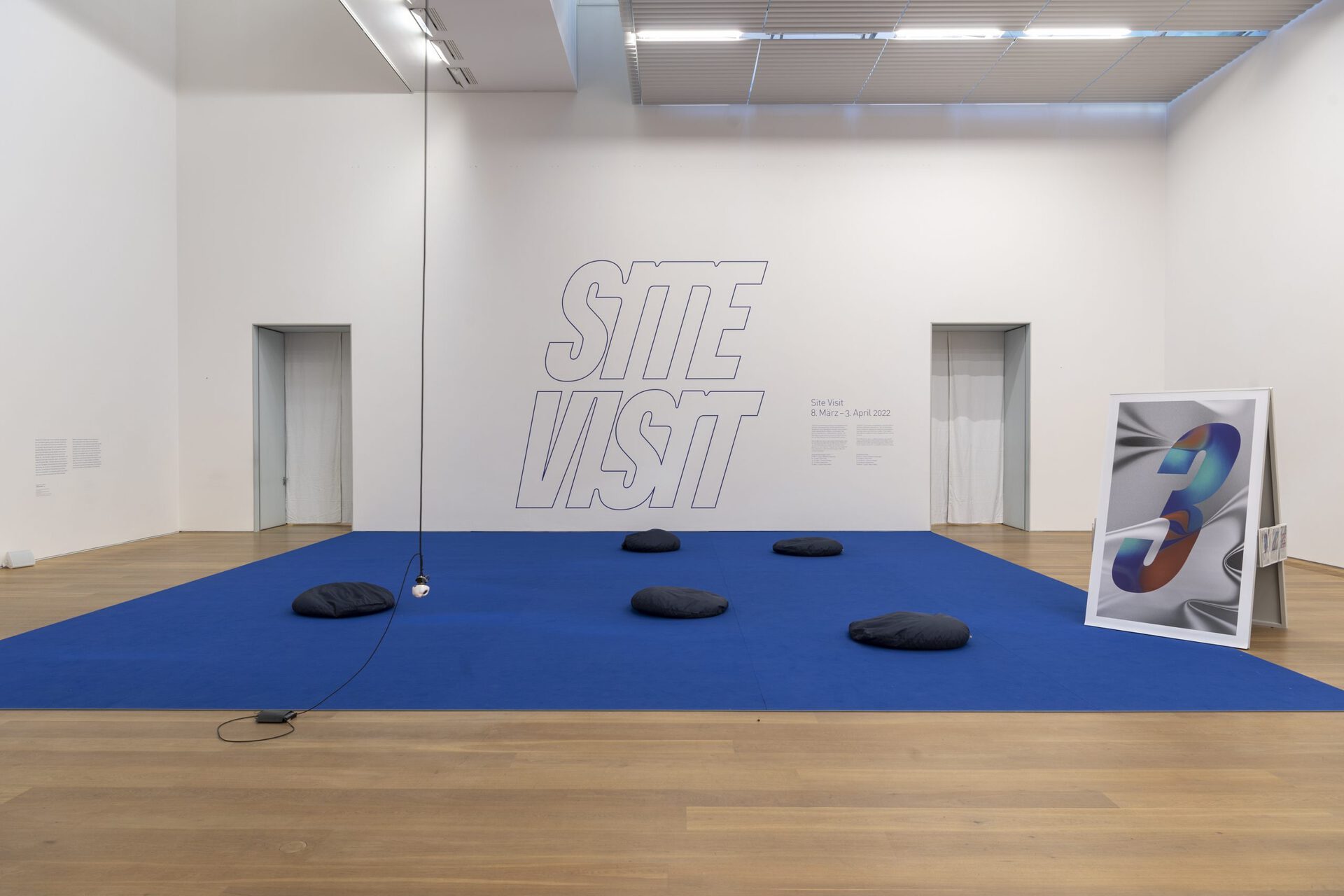 Installation view, Robert Keil, "Strings", 2022