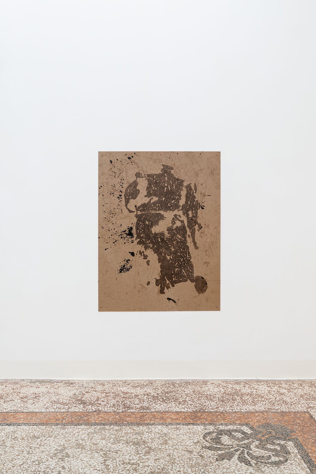 Bri Williams, Relief, 2021, Wax on board, 137 x 105 cm