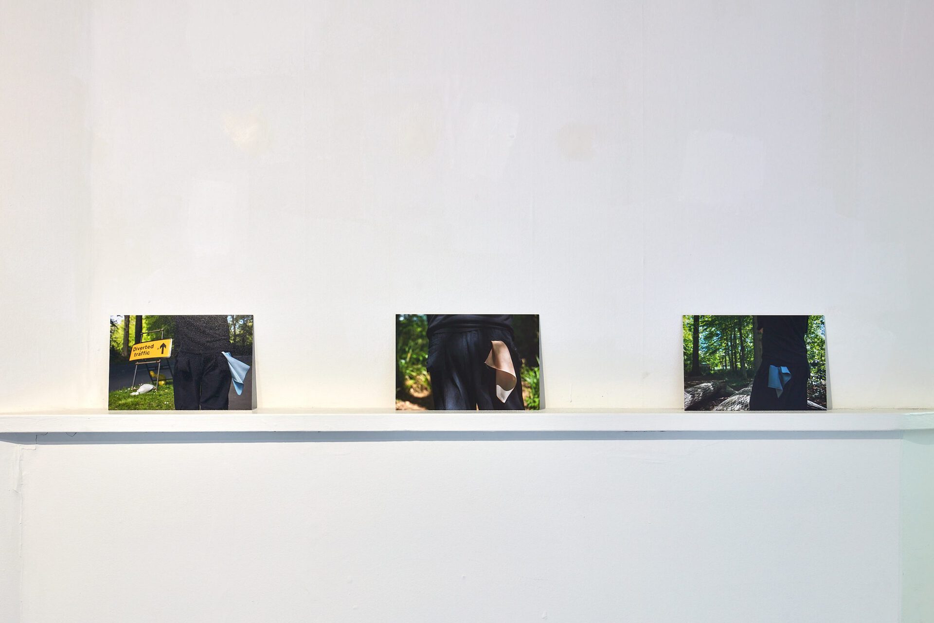 Garth Gratrix, (Left to right) No Boundaries, Innocent Peach, Snake Charmer, 2021, C-Type Fuji Matt print on Aluminium, 23 x 15 cm