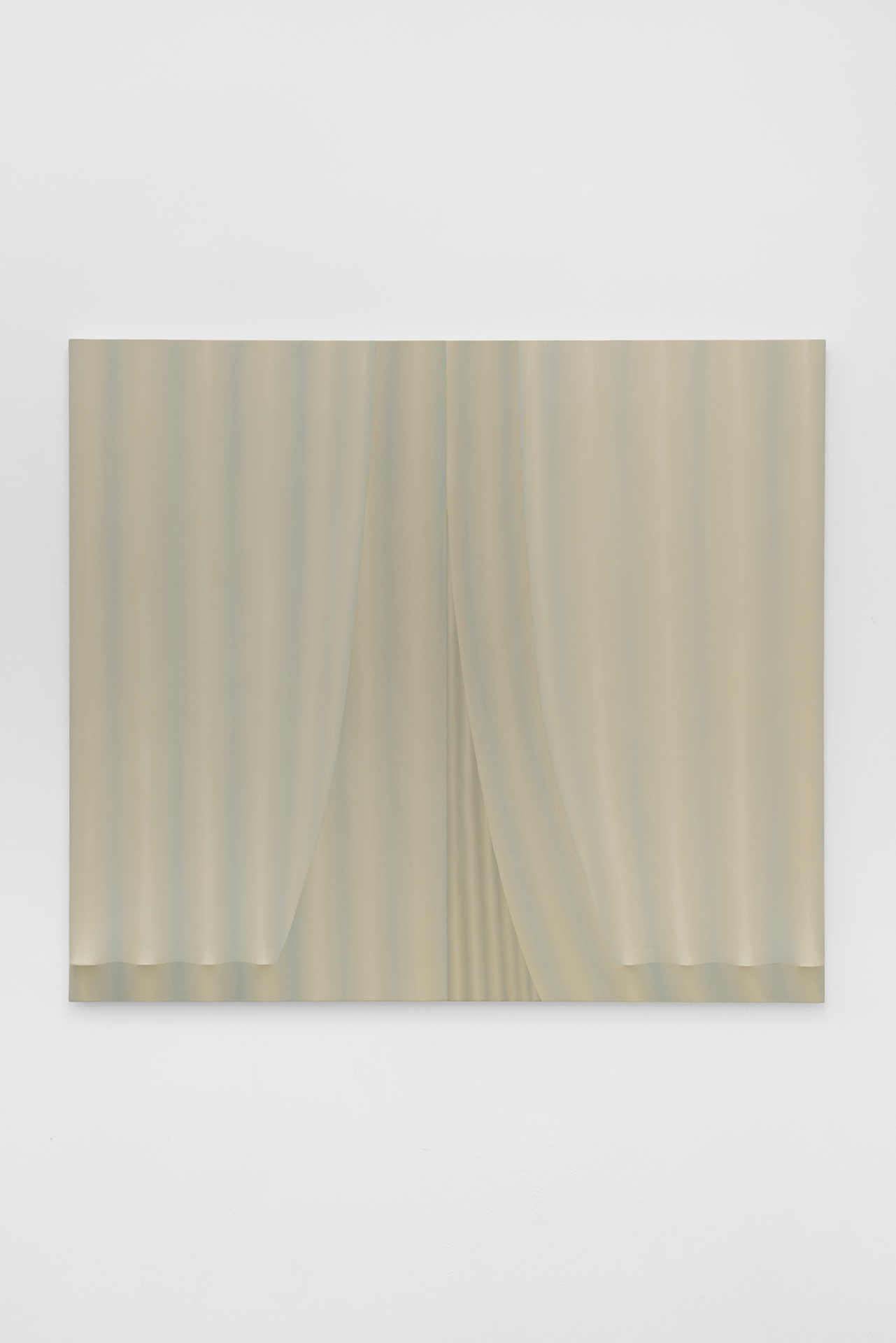 Emilia Kina, Untitled, 2022, oil on canvas, molded loom, 130 x 150 x 4 cm, courtesy of the artist and eastcontemporary