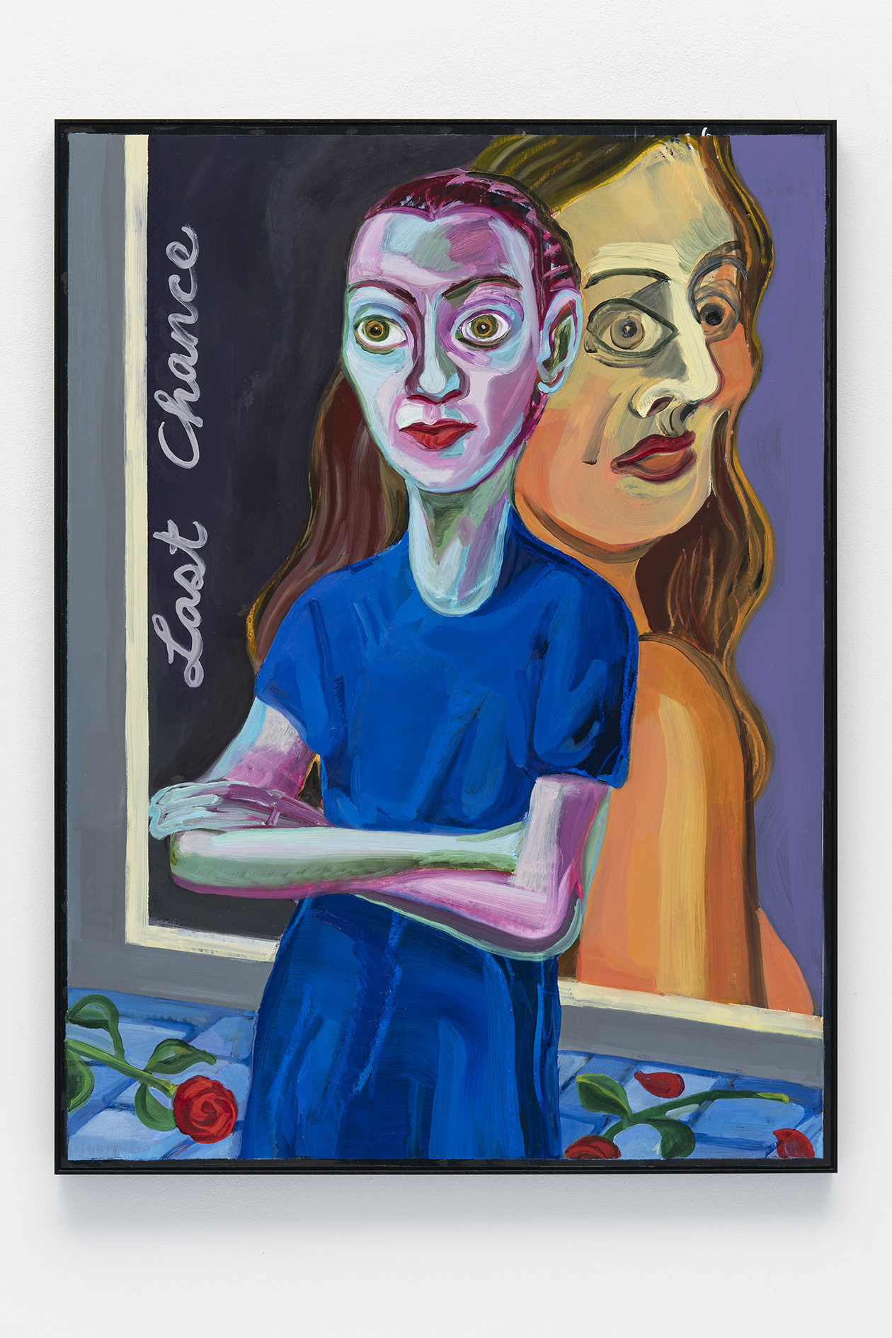 Olivia Parkes, Last Chance, 2021 – Oil on rag board, 103.5 x 76.8 x 2.5 cm