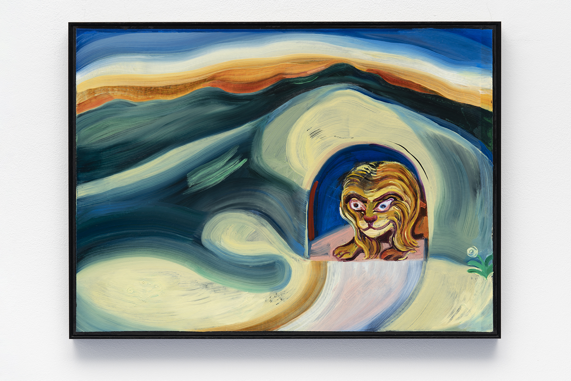 Olivia Parkes, Lay your Shadow at my Feet, 2021 – Oil on rag board, 52.8 x 71.5 x 2.5 cm