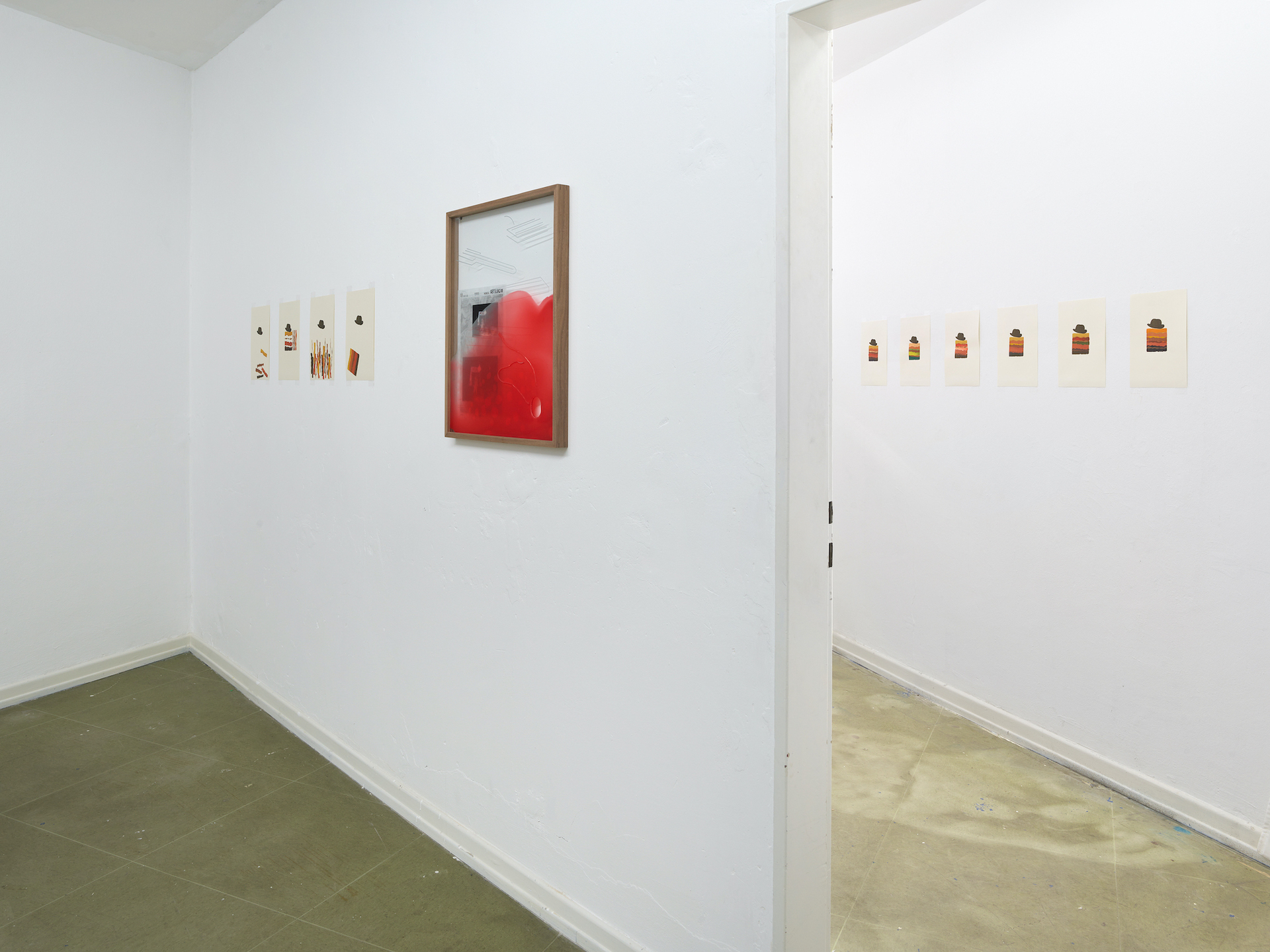 Timo Seber, installation view, MÉLANGE 2022. Photo: Simon Vogel