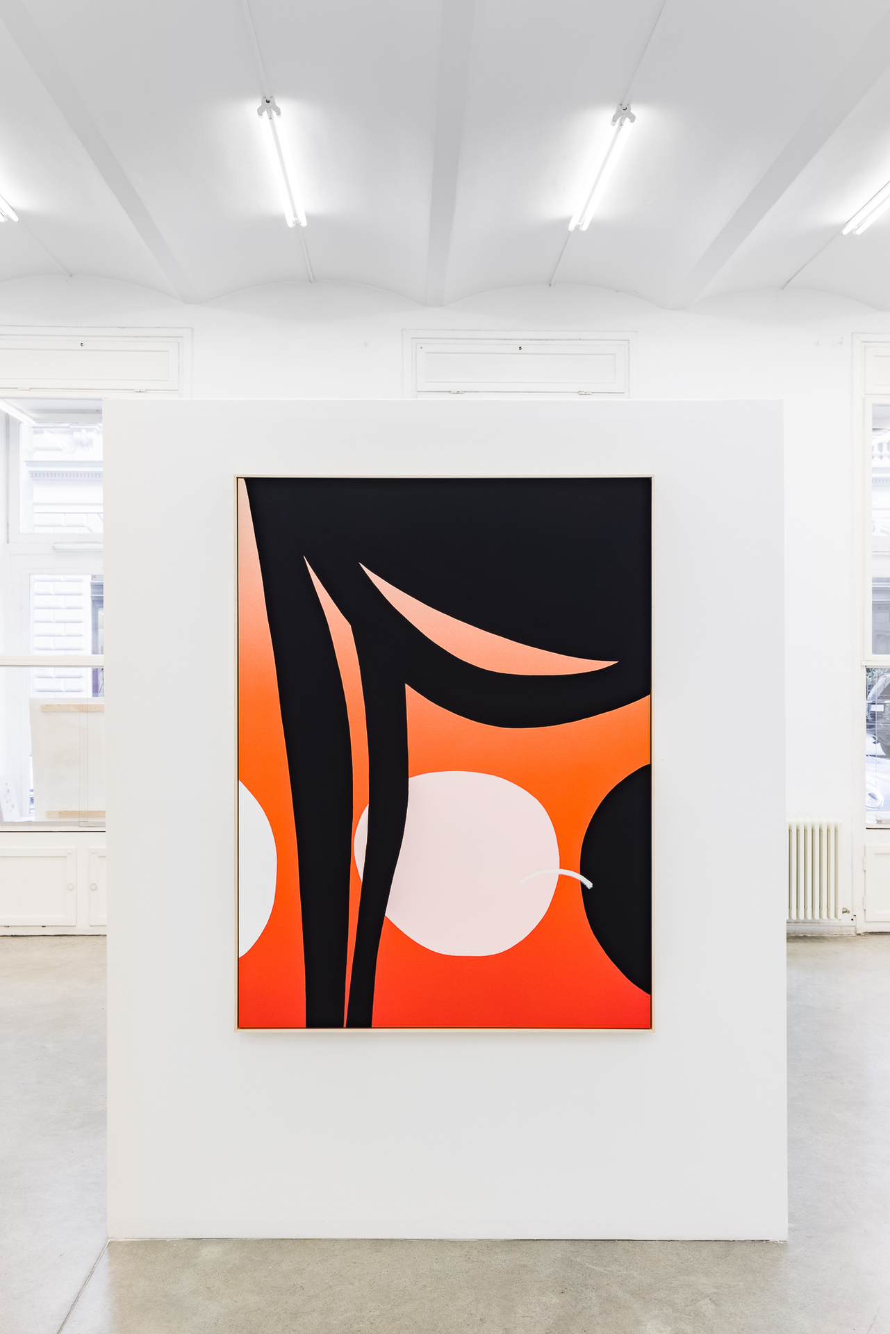 CORNELIA BALTES Pek, 2022 Acrylics and oilpen on canvas 160 x 120 x 6 cm