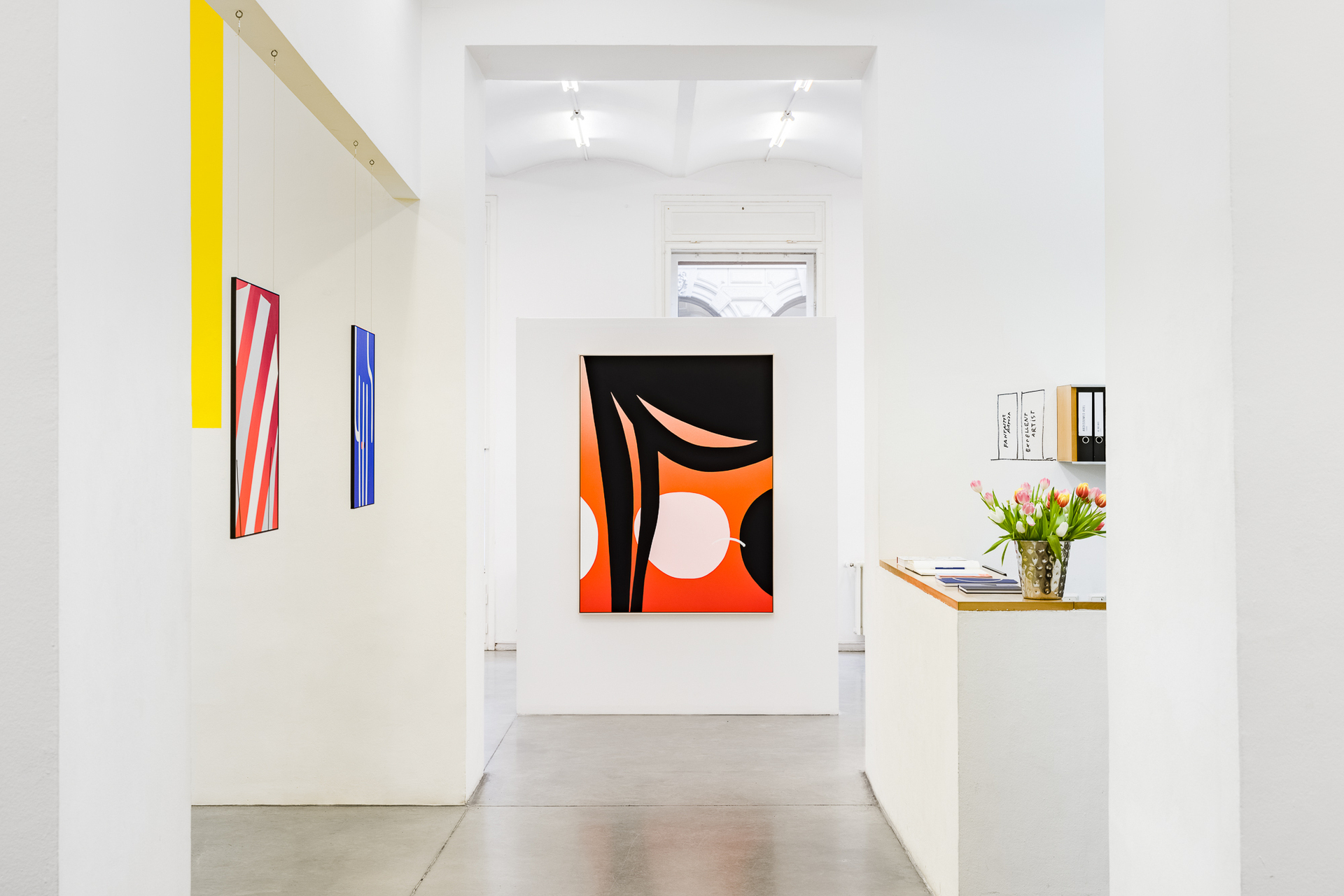 Exhibition view TRIO FEMININ | Cornelia BALTES, Ira SVOBODOVÁ, Natalia ZAŁUSKA, Christine König Galerie, Vienna 2022