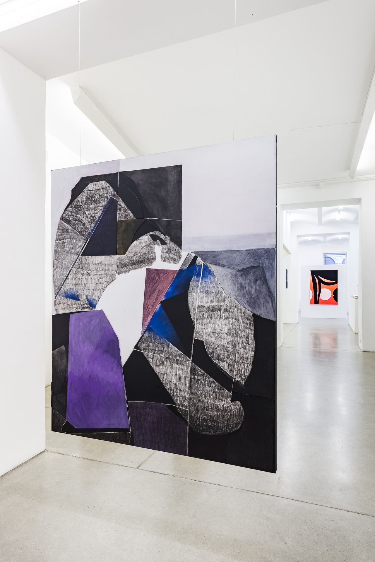 NATALIA ZAŁUSKA  Untitled, 2021 Mixed Media on wooden frame 190 x 160 cm