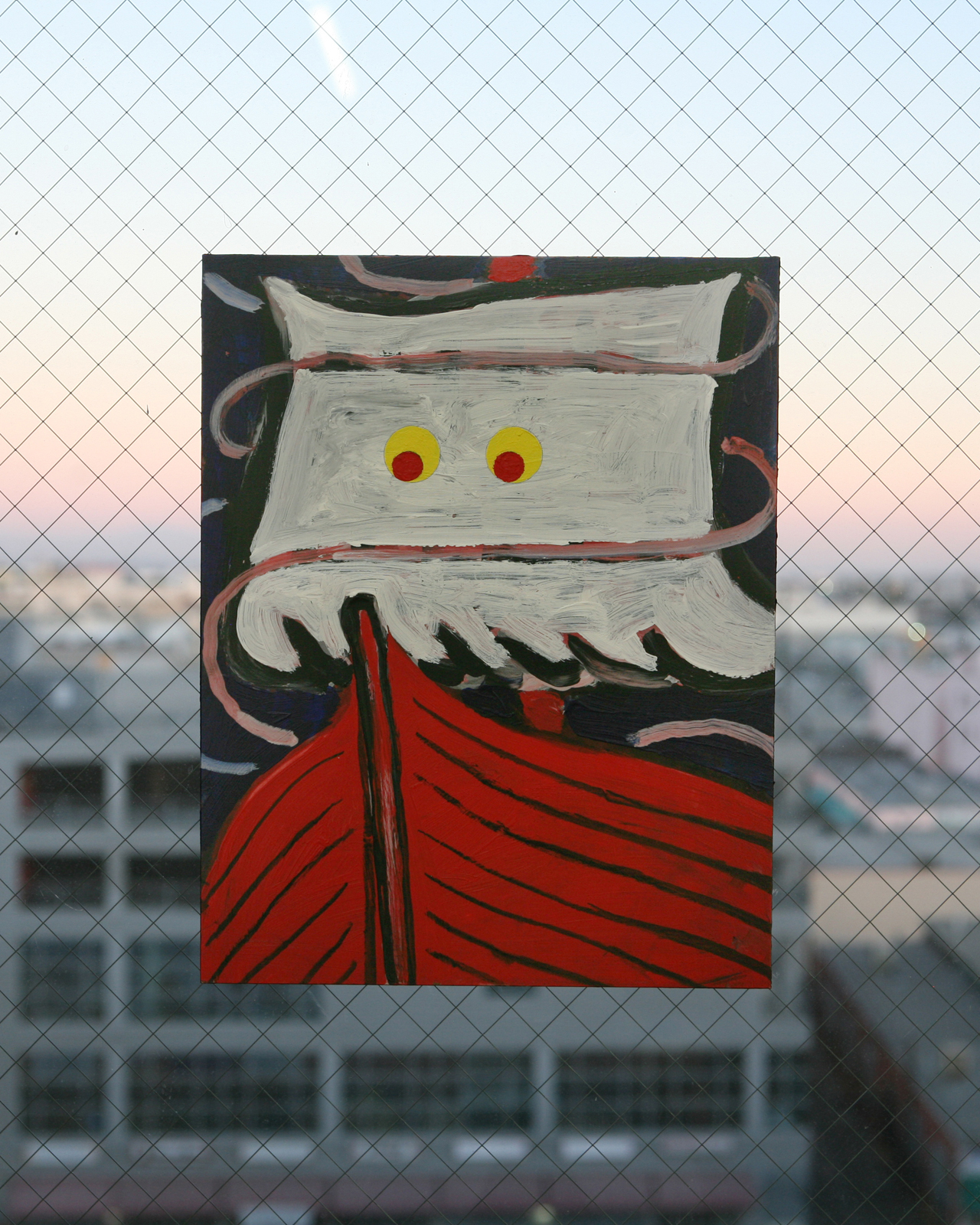 Conor Thompson, Ship 3, 2022, Acrylic on panel