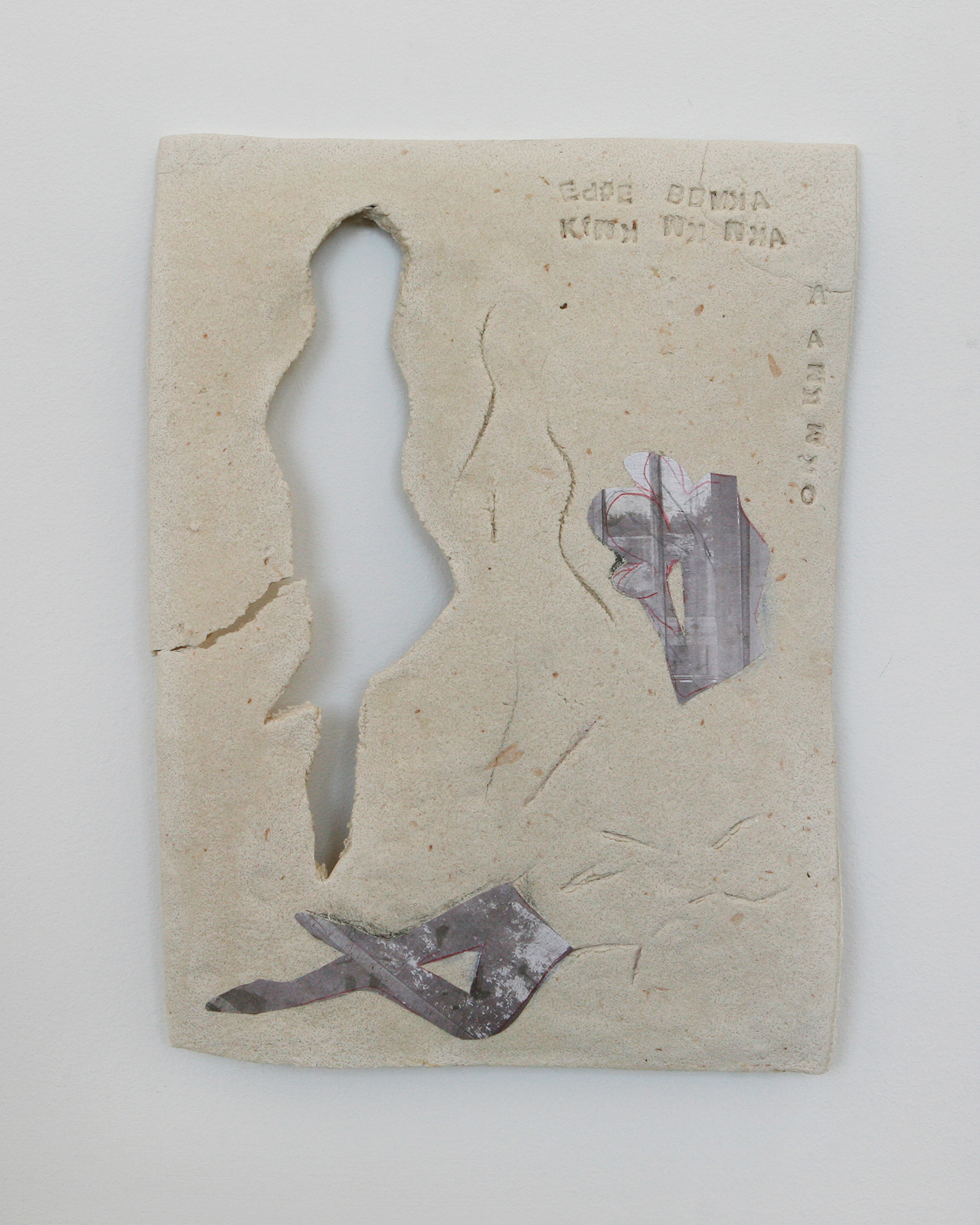 Yelena Zhelezov, Jane Arden’s Wardrobe, 2022, Flour, water, salt and photocopy