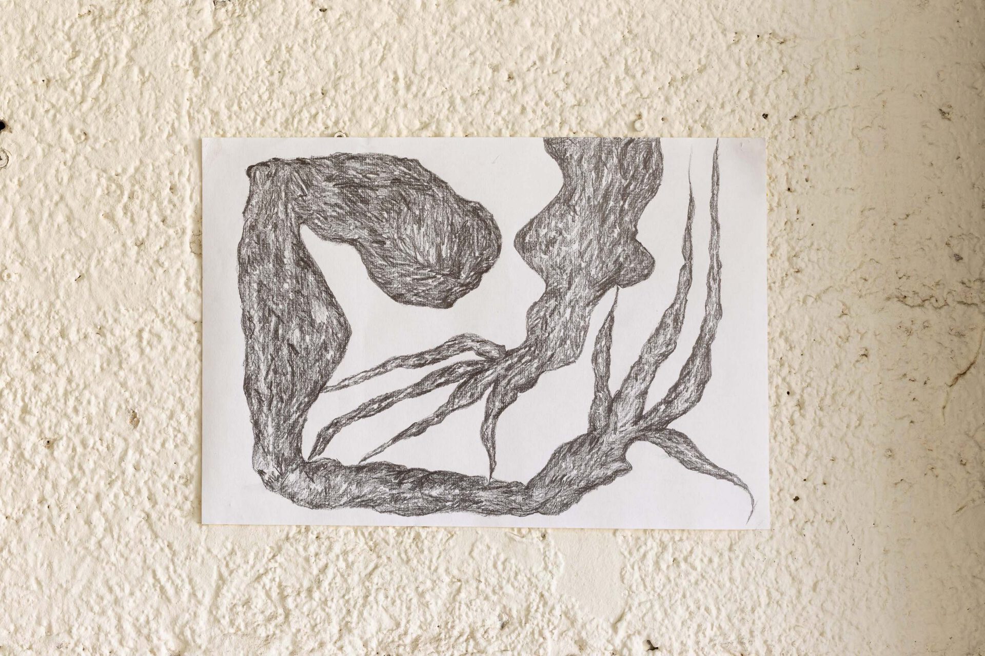 Witch's hands save me, 2022 (Pencil on paper)