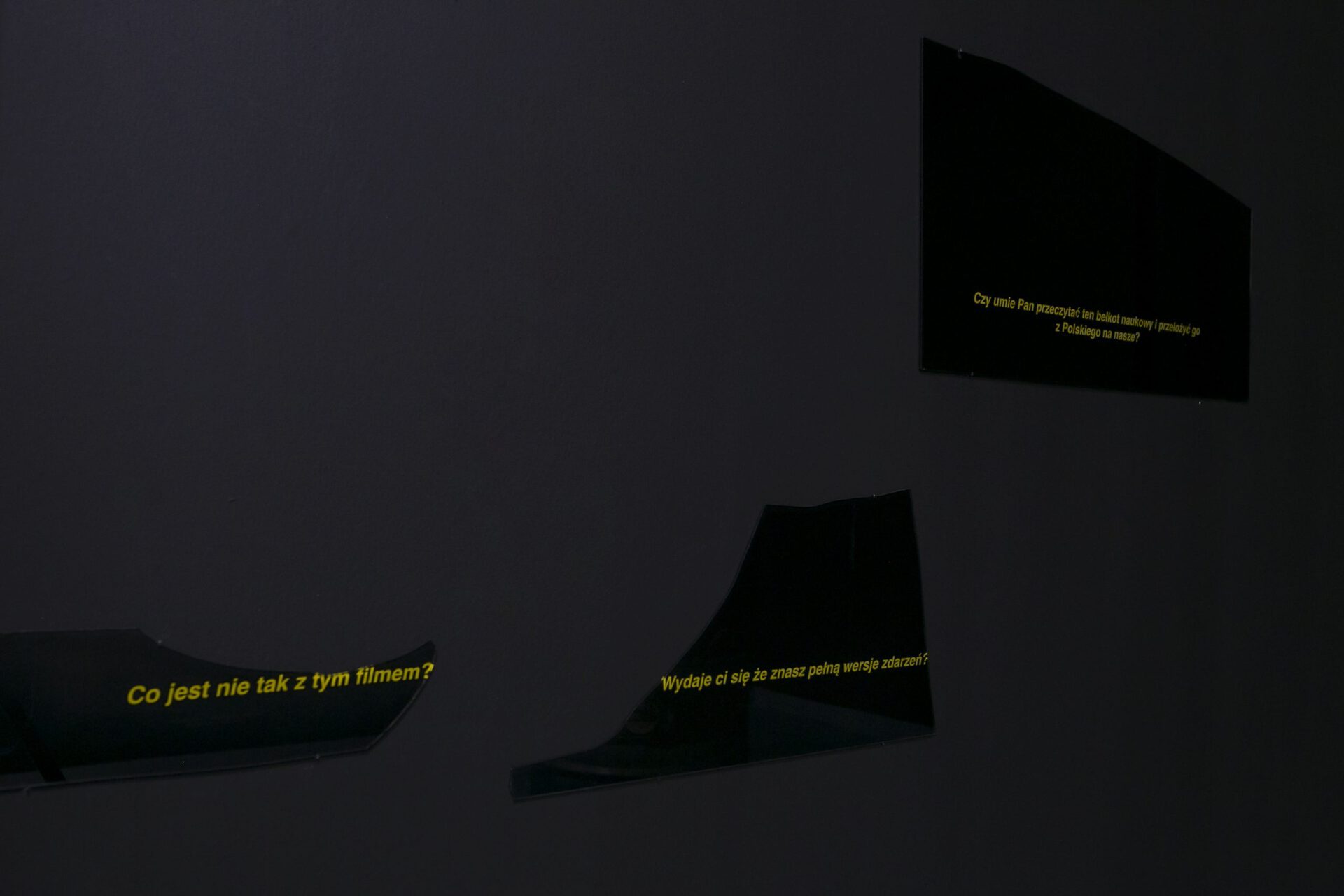 Szymon Kobylarz, What's wrong with this film? , 2022, Installation, Exhibition View_11