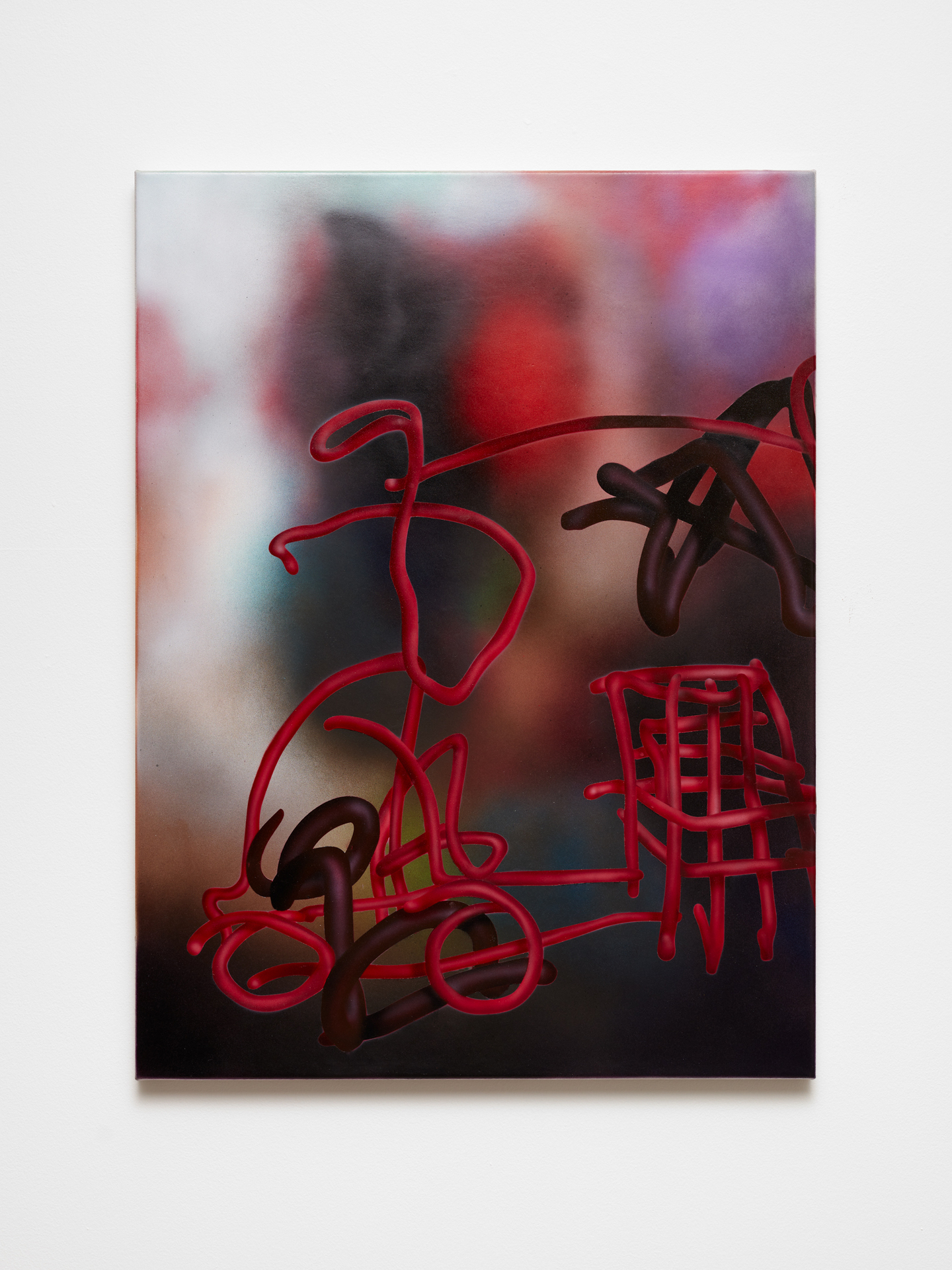 Jonathan Vervoort, Untitled, 2022, Acrylics on Linnen, 60x80cm