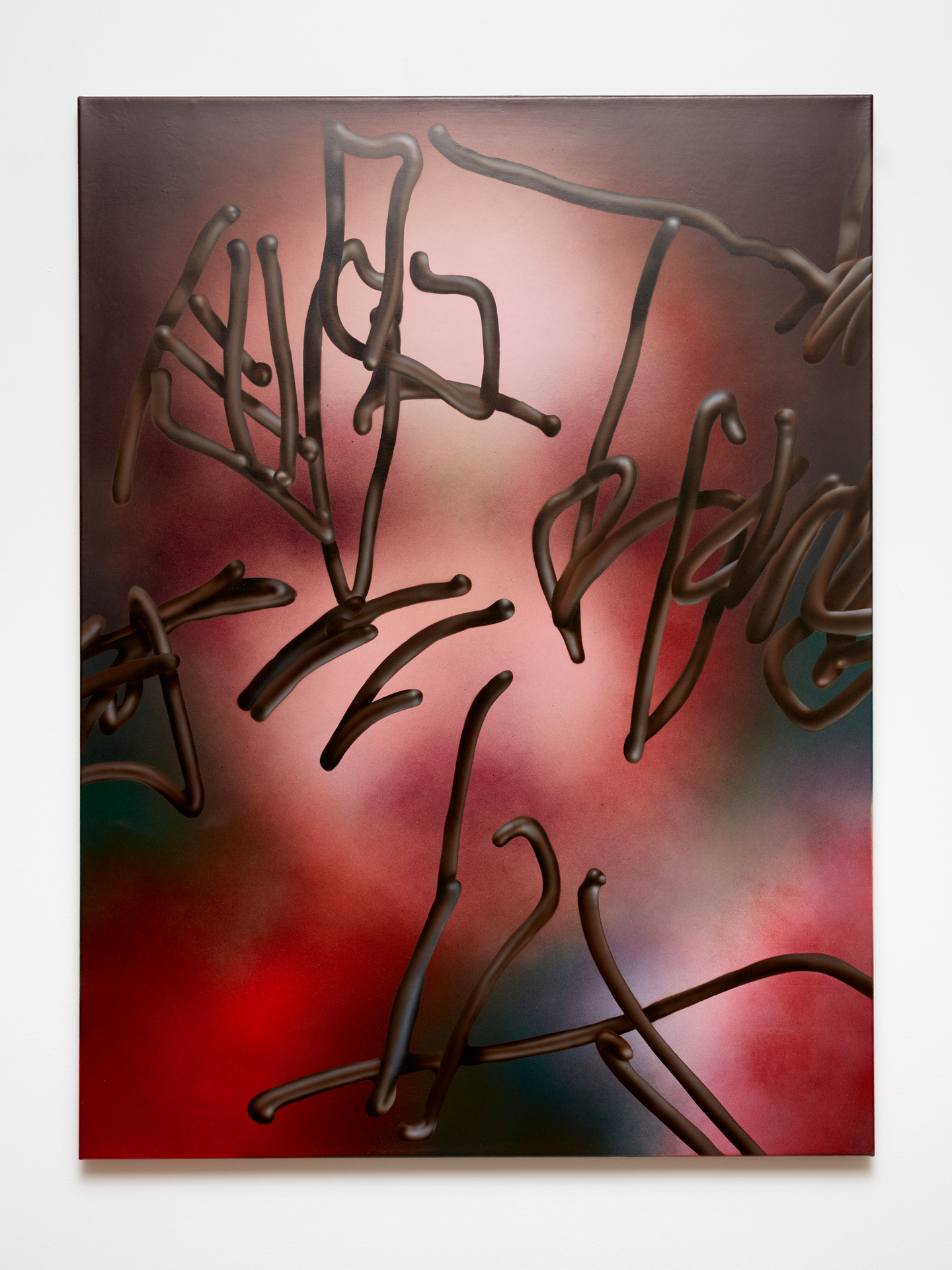 Jonathan Vervoort, Untitled, 2022, Acrylics on Linnen, 120x90cm