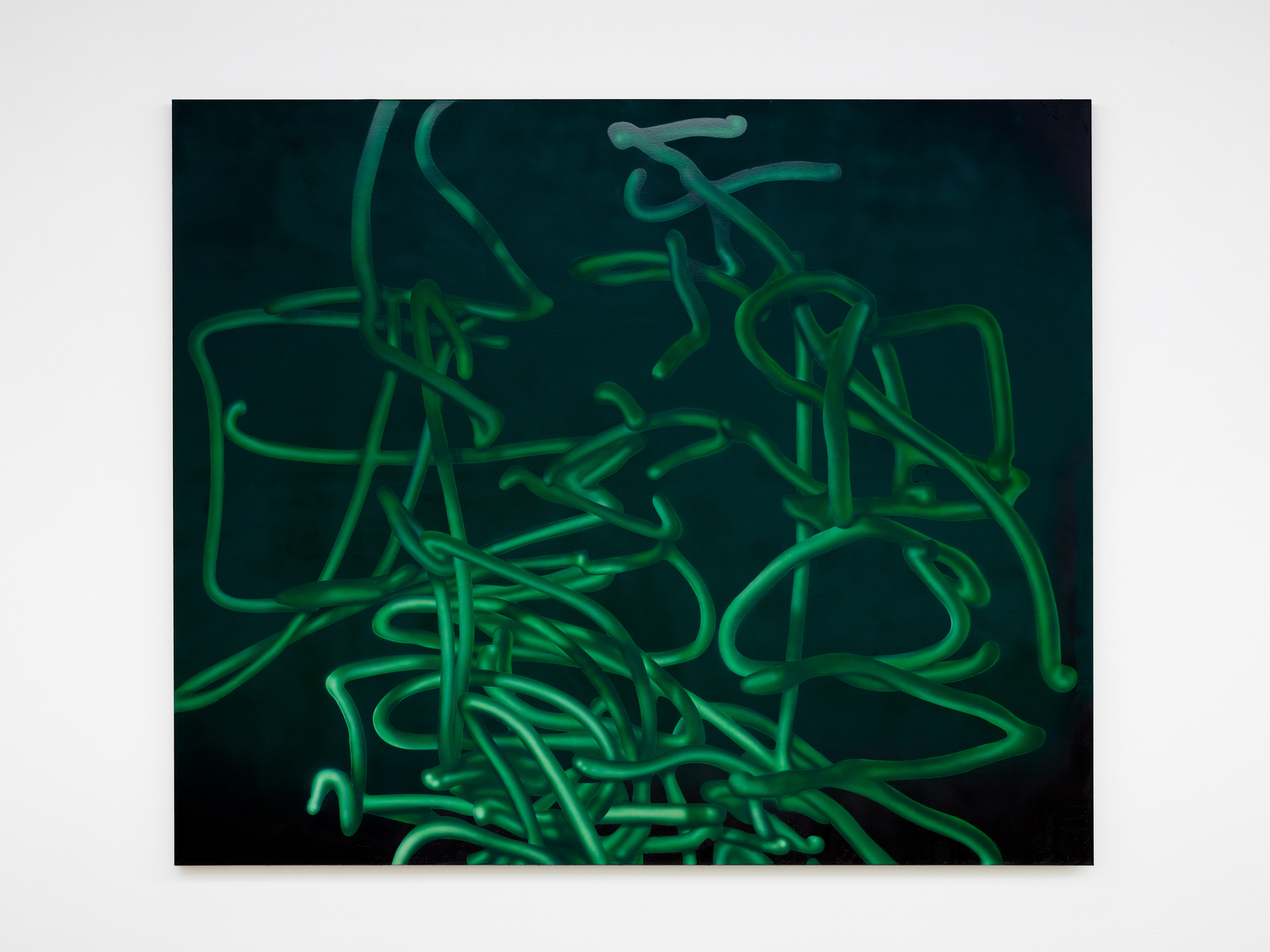 Jonathan Vervoort, The real evolution theory, 2022, Acrylics on canvas, 180x150cm