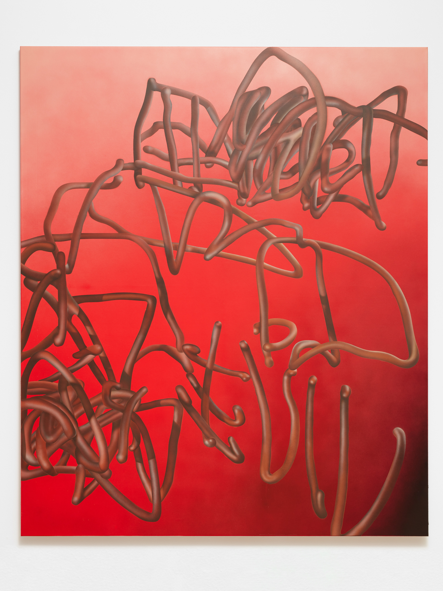 Jonathan Vervoort, Corrupted Evil, 2022, Acrylics on canvas, 180x150cm