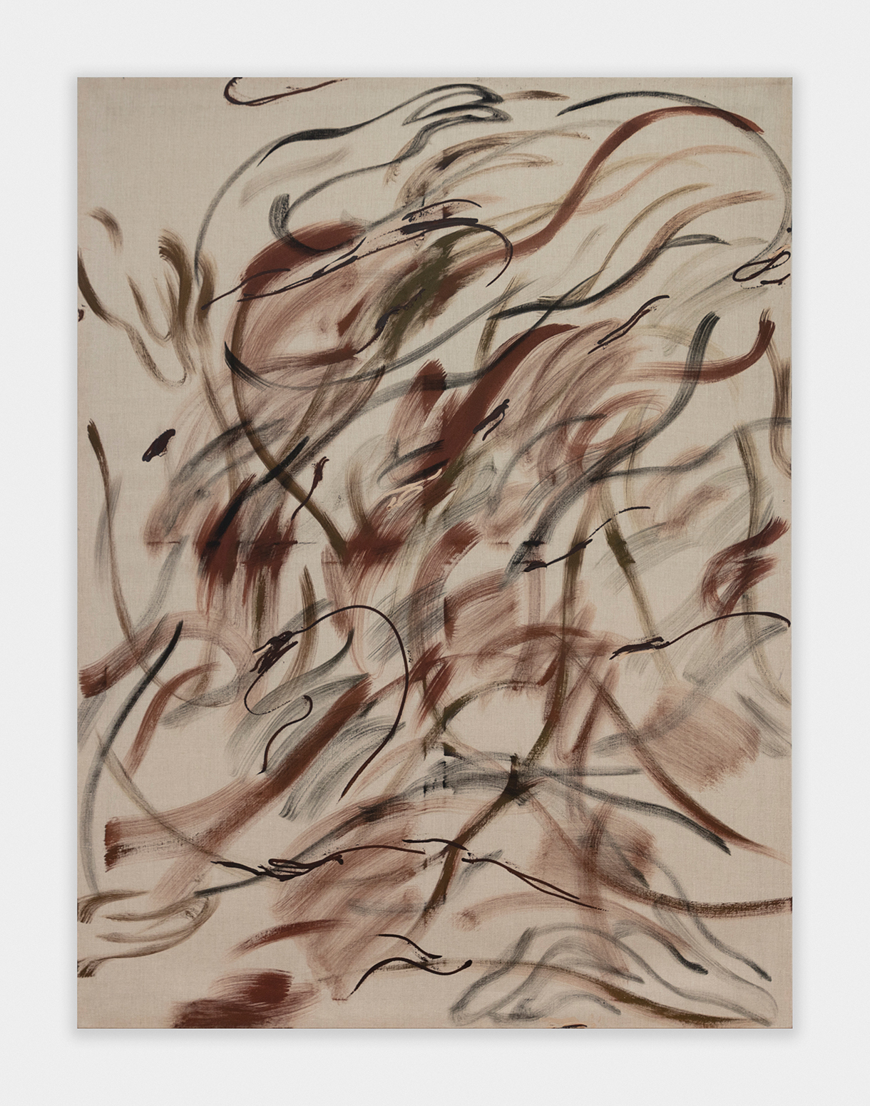 Alina Vergnano, Resonance, 2022 (Acrylic on linen, 200 x 150 cm).