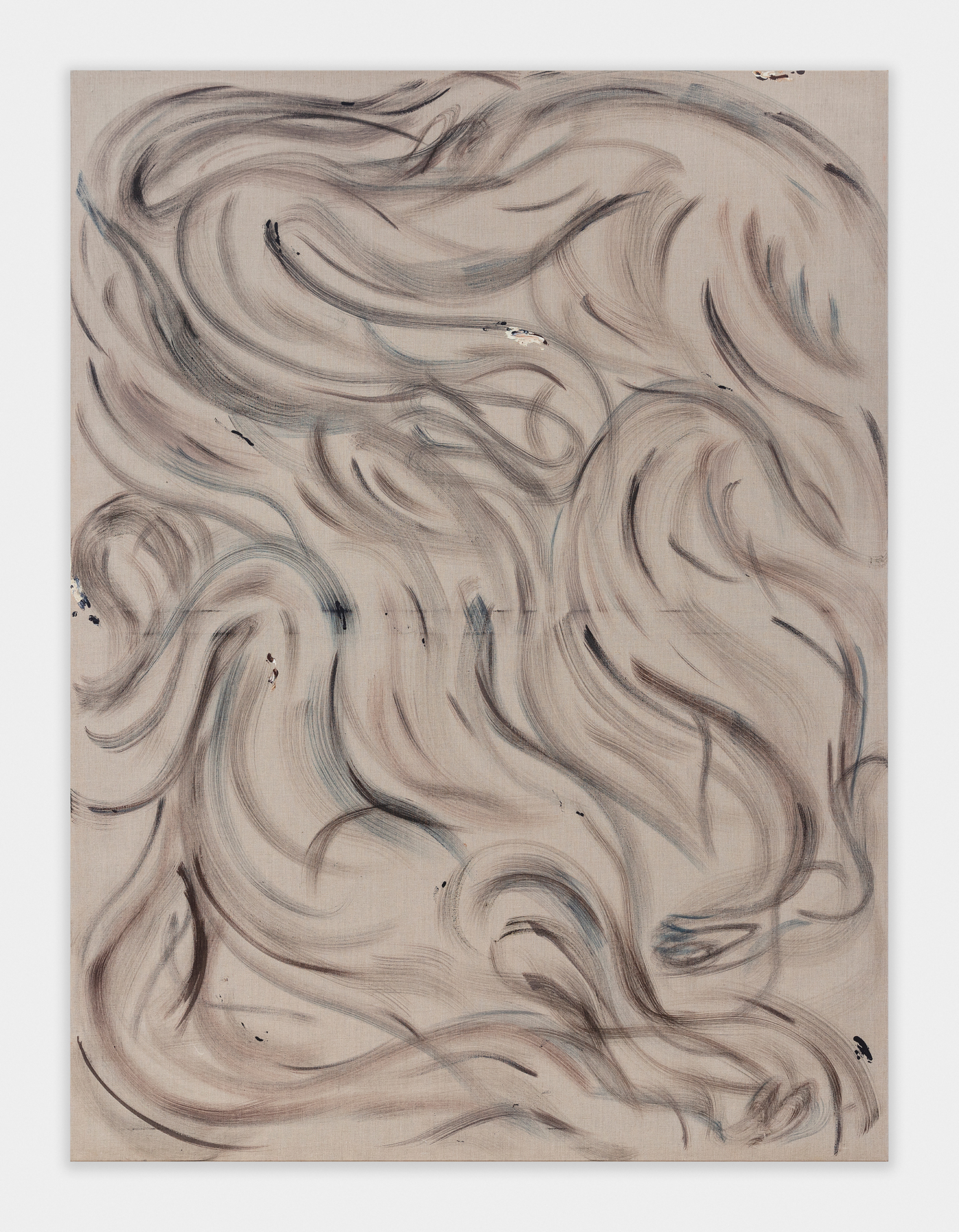 Alina Vergnano, Soluble Feelings, 2022 (Oil, acrylic on linen, 200 x 150 cm).
